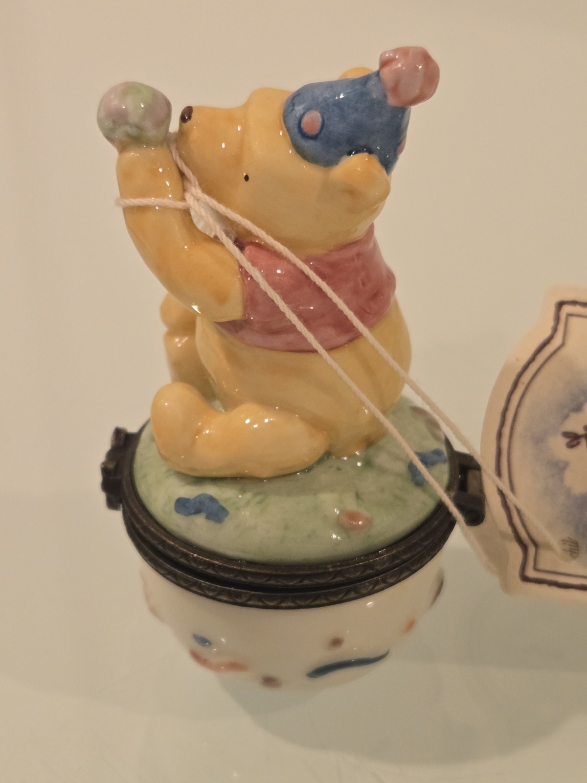 Midwest Of Cannon Falls Classic Pooh Birthday Celebration Hinged Trinket Box