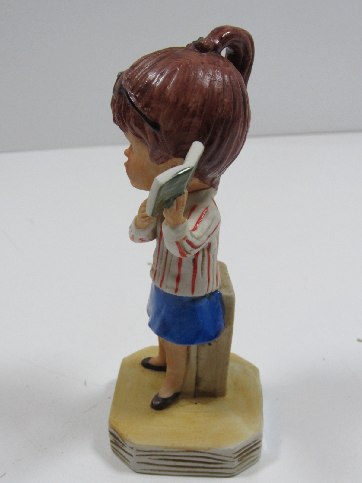 Vintage 1976 Fran mar Teacher Moppets Ceramic Figure Gorham Japan