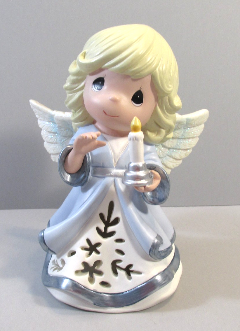 2019 Precious Moments “Angel Holding Candle” Light Up & Musical Figurine #201401