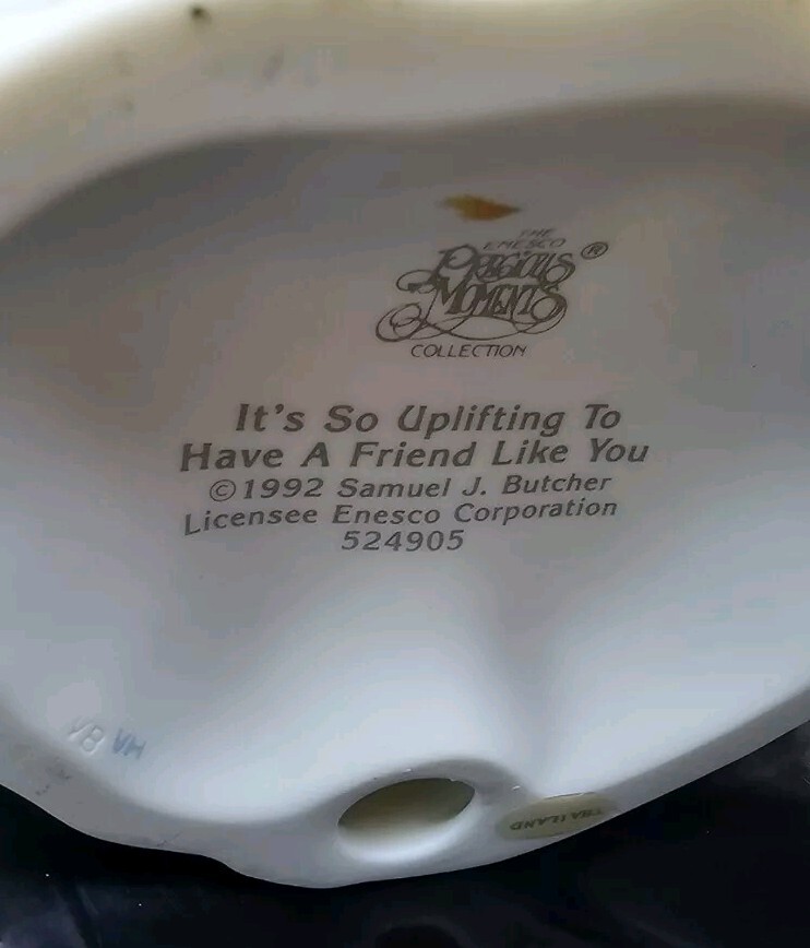 Precious Moments Figurine It’s So Uplifting To Have A Friend Like You 524905