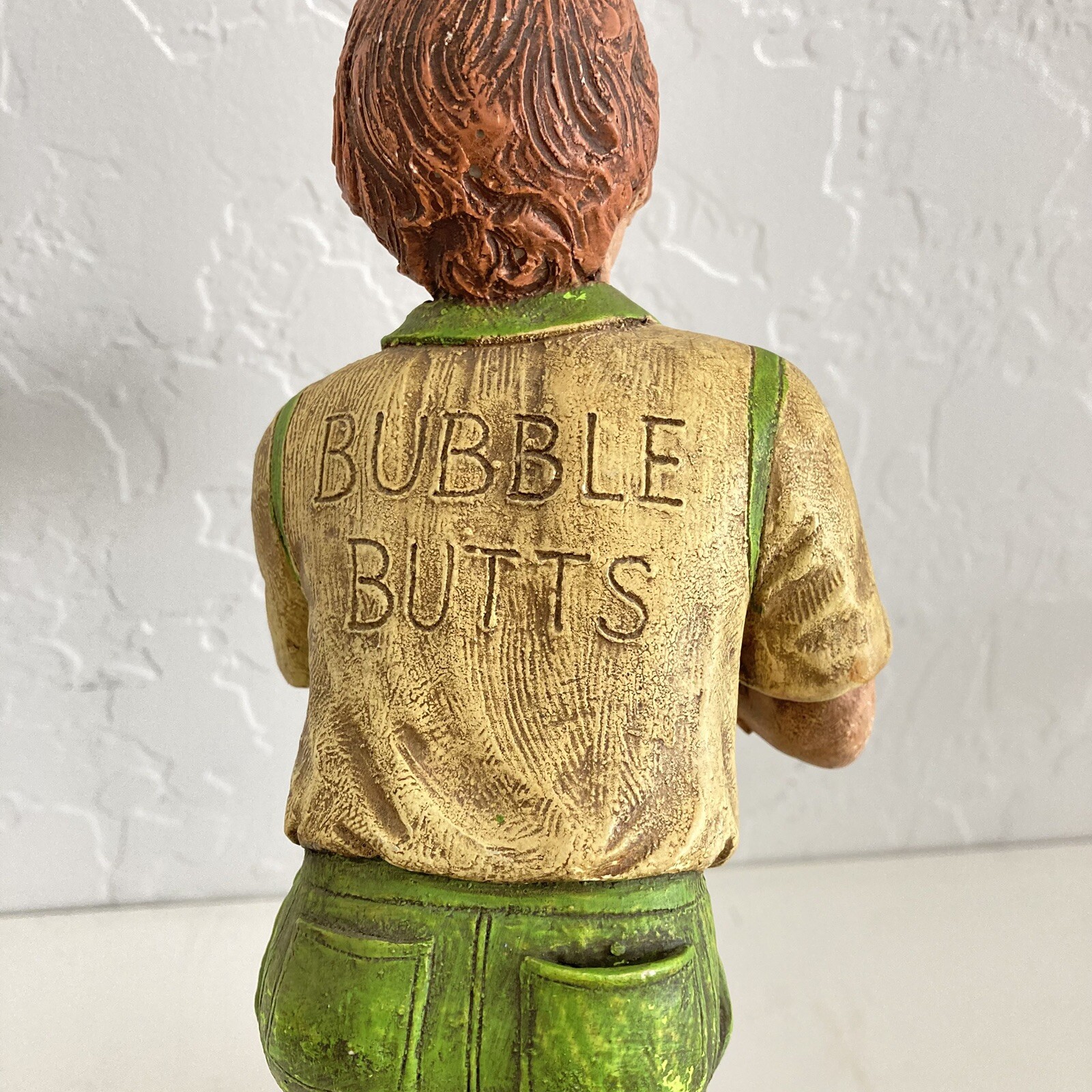 Vtg 1975 Ideal Originals Chalkware Bowler BUBBLE BUTTS Bowling Sculpture Statue