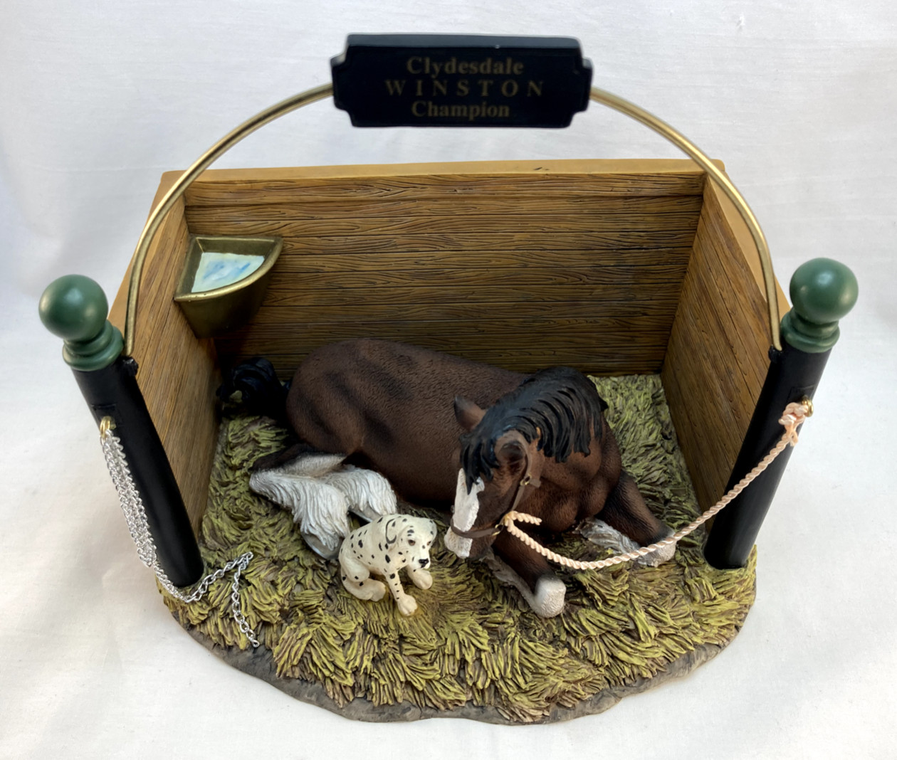 The Clydesdale Collection Anheuser-Busch “Pals” Figurine CLYD2 1998