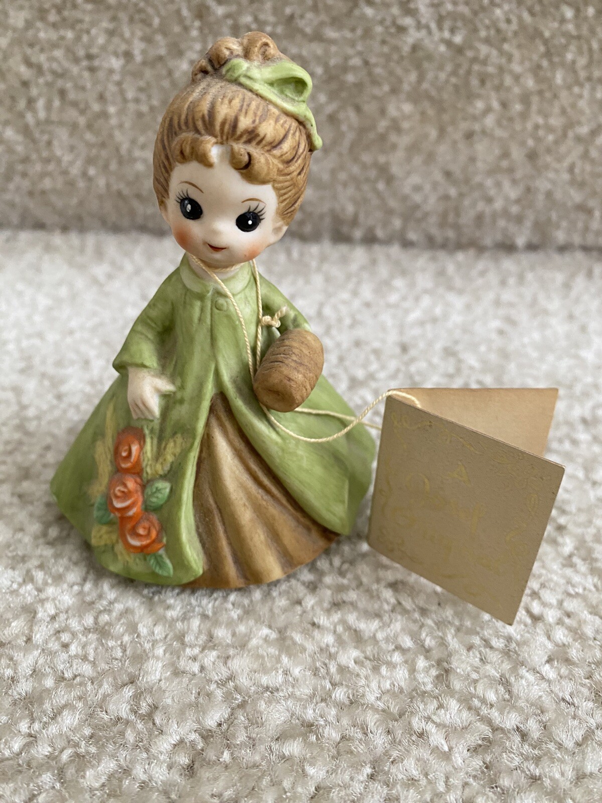 Josef Originals George Good March 3 1/2″ Girl Figurine w/Tag & Sticker FREE SHIP