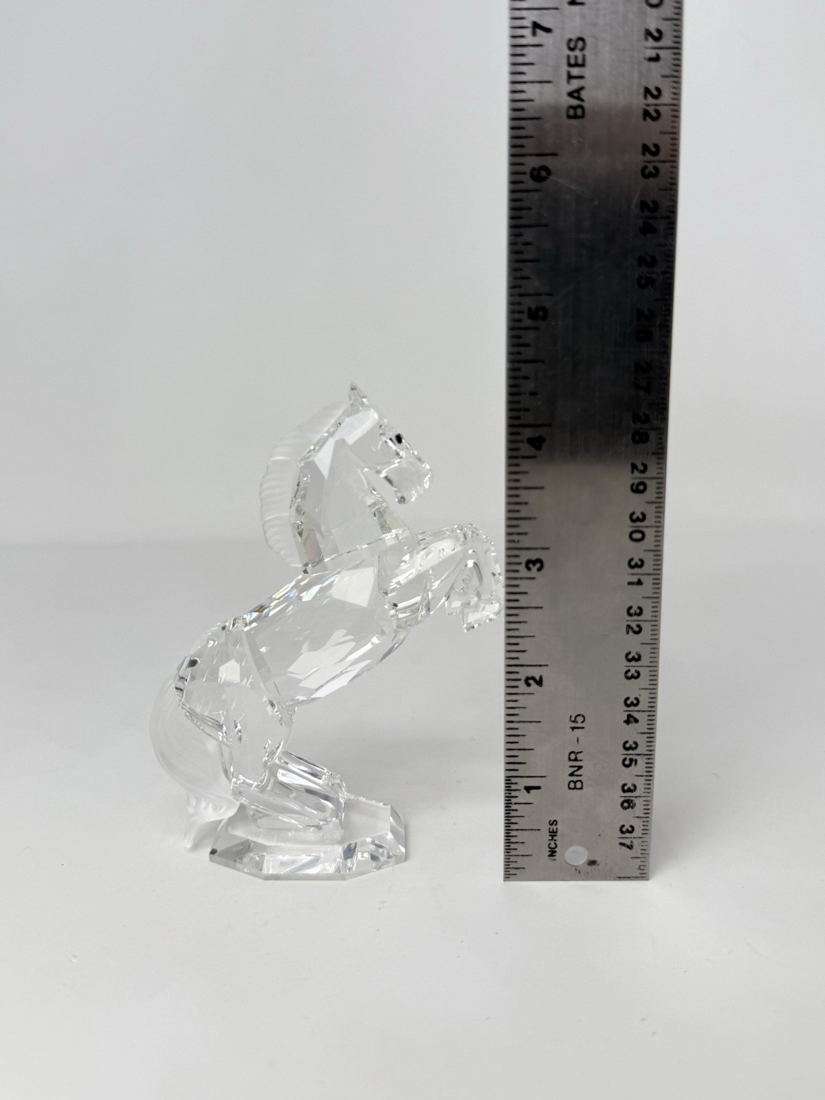 Swarovski Silver Crystal “White Stallion” Figurine W/Org. Box (B-871)