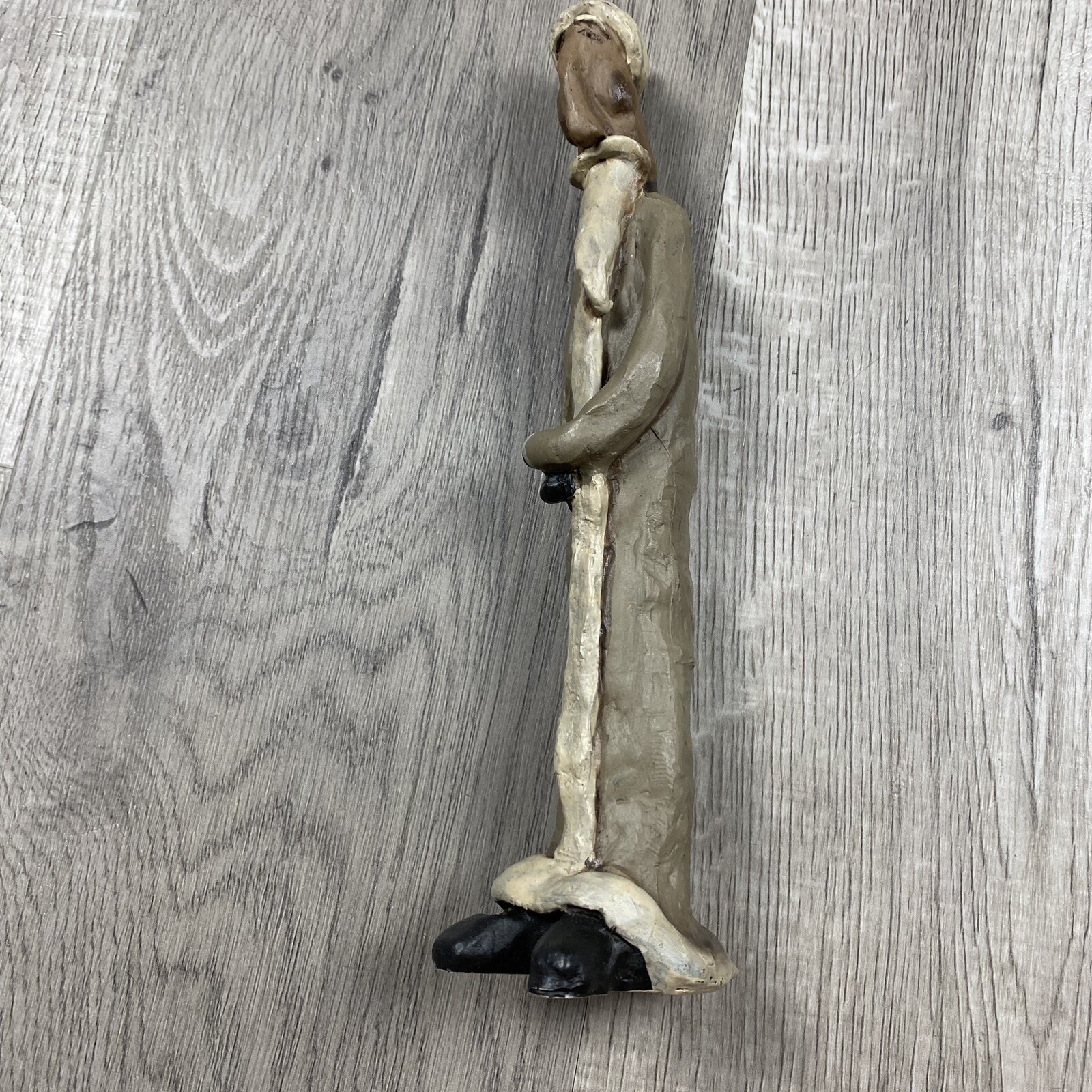 Vintage Hand Carved Wooden Old Man Shaman Wizard