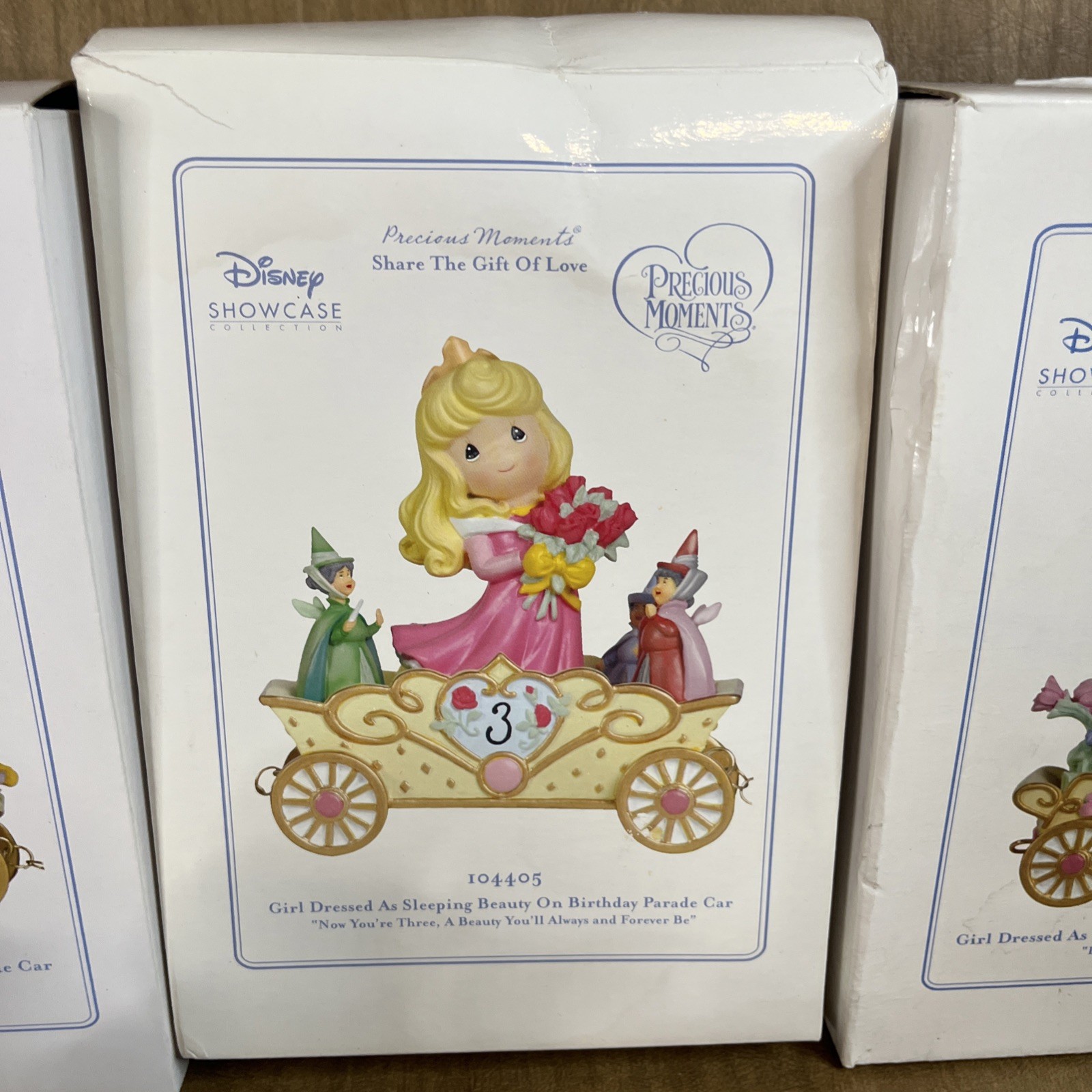Precious Moments Disney Showcase Princess Birthday Parade Set 1-10 & Prince