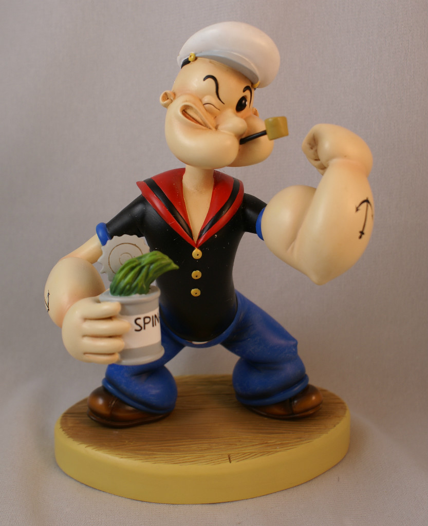Popeye the Sailor-man I yam what I yam 8″ Figurine Connoisseur Retired