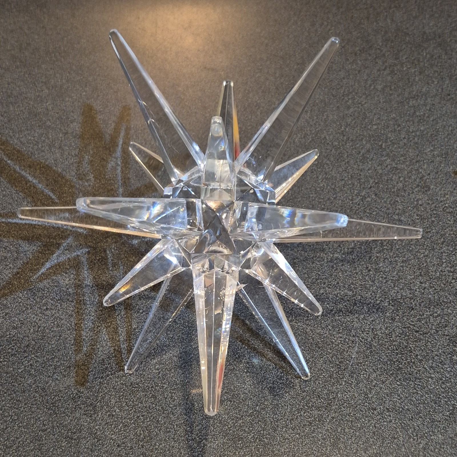 Mid Century Modern Atomic Starburst Vintage Retro Acrylic Tabletop Decor
