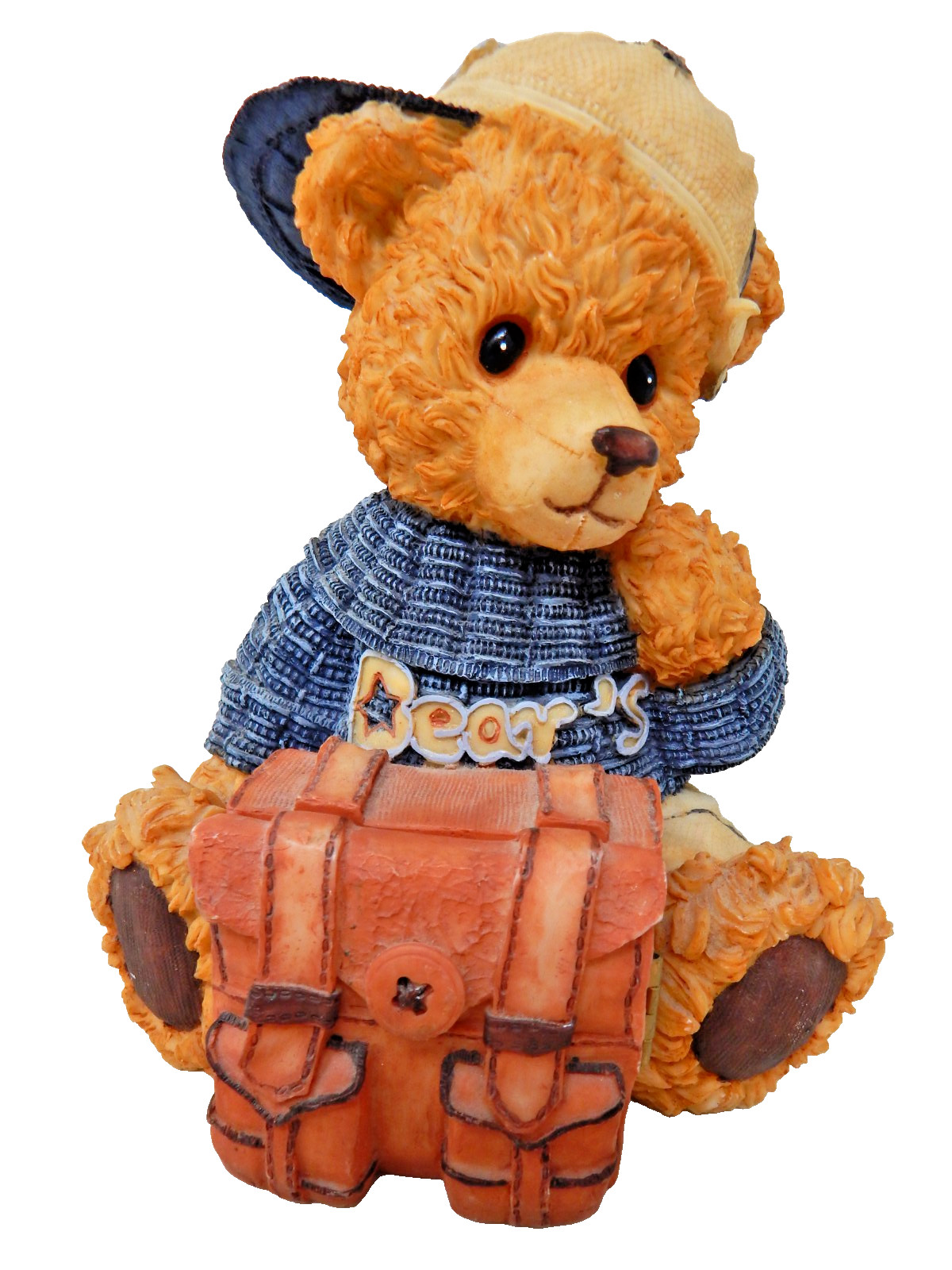 Handmade Bear Resin Figurine H-7″ Money Box- Storage