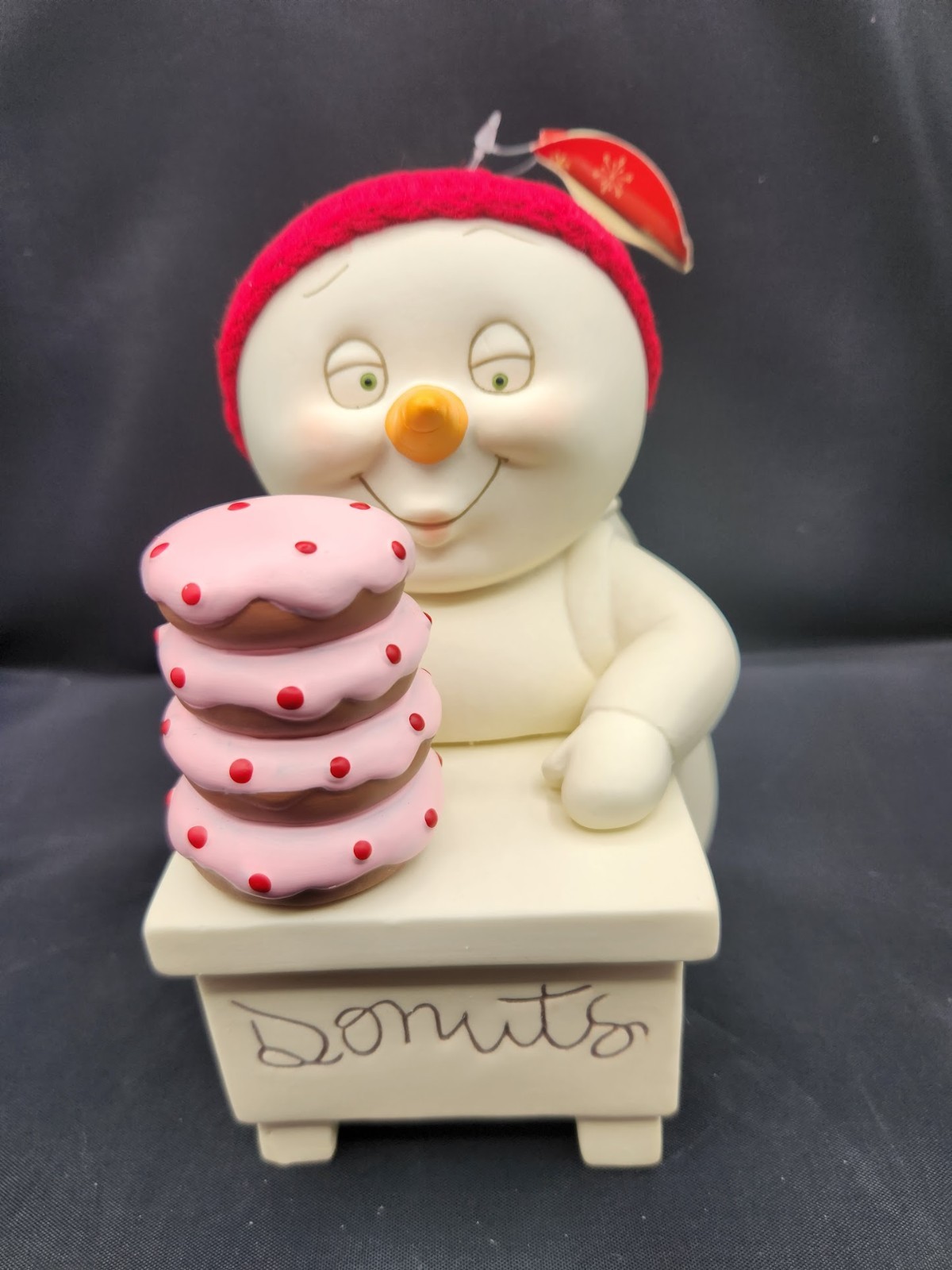 Snowpinions Dept 56 Valentines Donuts Please Kristi Jensen Pierro Enesco 6.75″