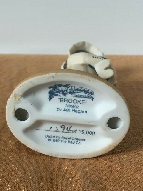 Jan Hagara Porcelain Figurine – BROOKE – Bunny – 1988 – #1294/15000 – Mint