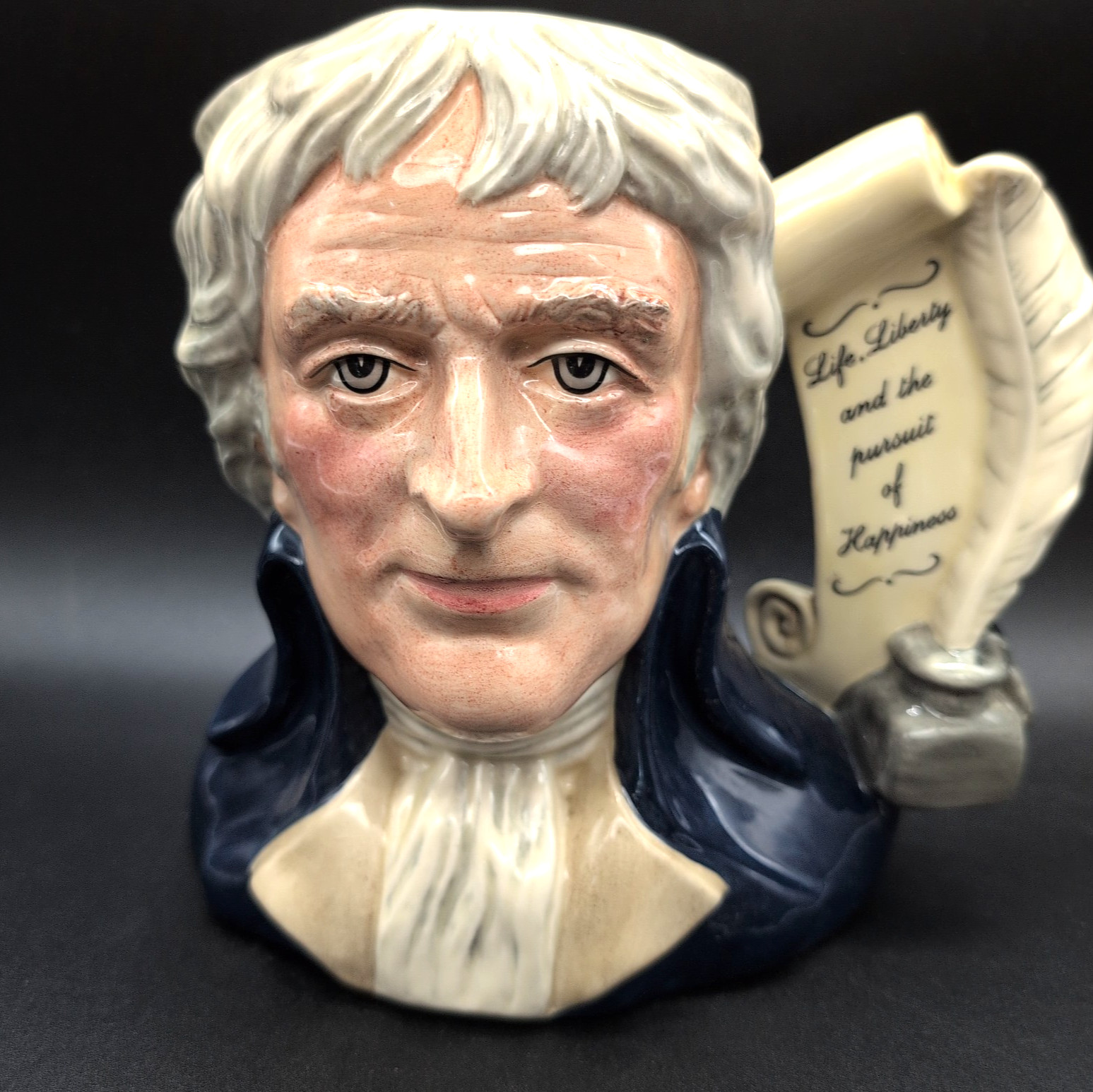 Royal Doulton Thomas Jefferson Ltd Edition D6943 Presidential Series Mug Retired