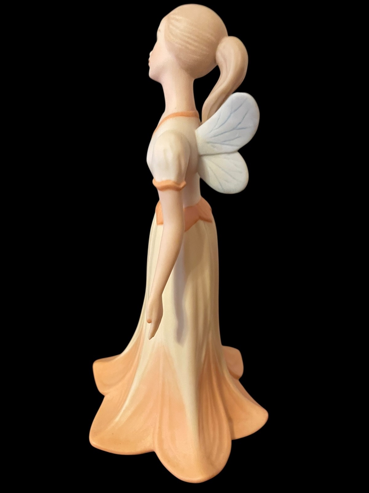 Vintage Laszlo Ispanky Figurine Fairy Hand Signed by Artist 7 3/4” in Height USA