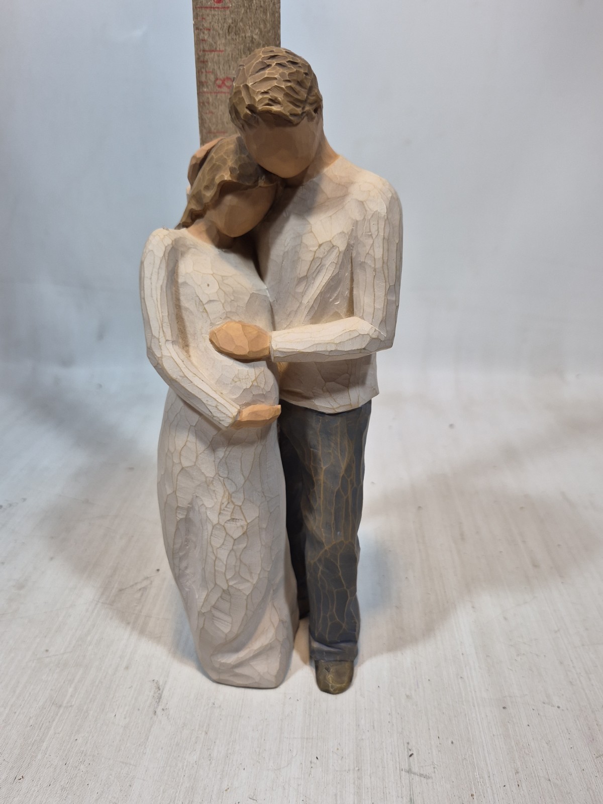 Willow Tree Figurine Home Susan Lordi Expecting Couple Pregnancy New Baby 8”