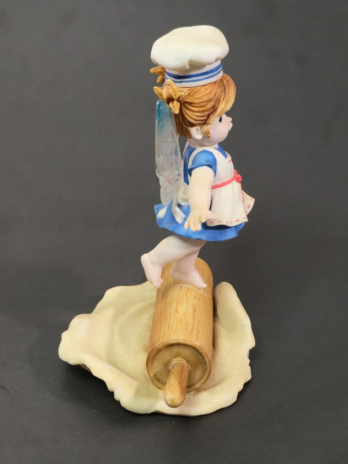 Little Kitchen Fairies Champion Dough Rolling Fairie Figure 2006 *Leg Damaged*