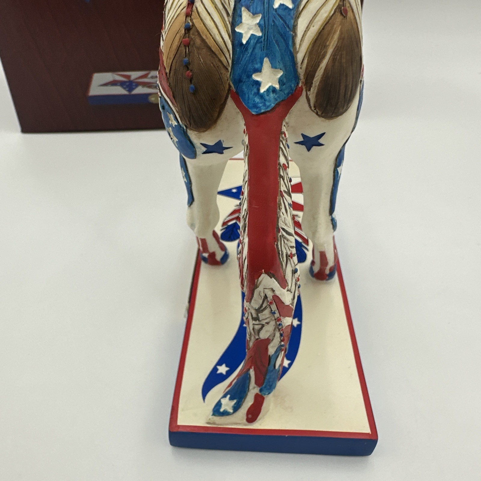 Trail of Painted Ponies “Spirit of Freedom” Lynn Bean Patriotic Horse RETIRED