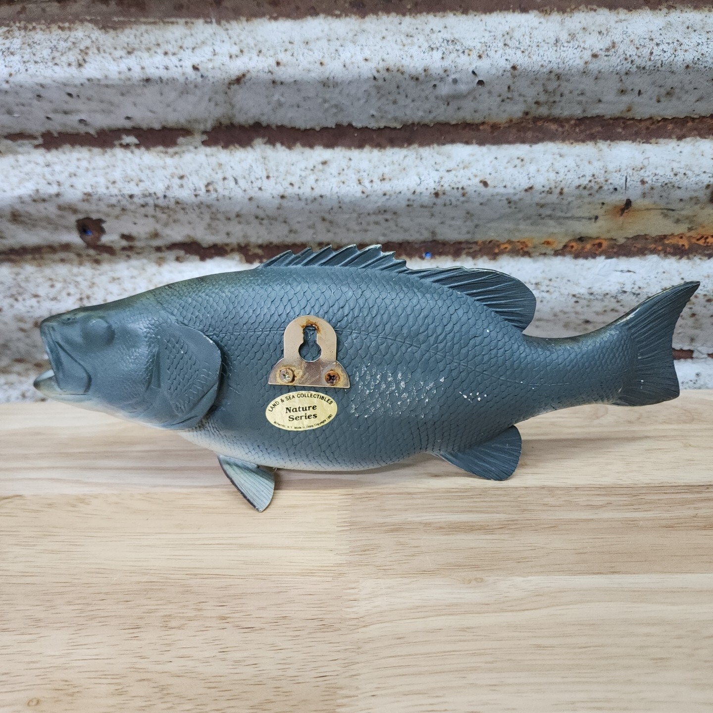 VTG Land & Sea Nature Series 12” Smallmouth Bass Wall Hanger Lifelike Fish 1993
