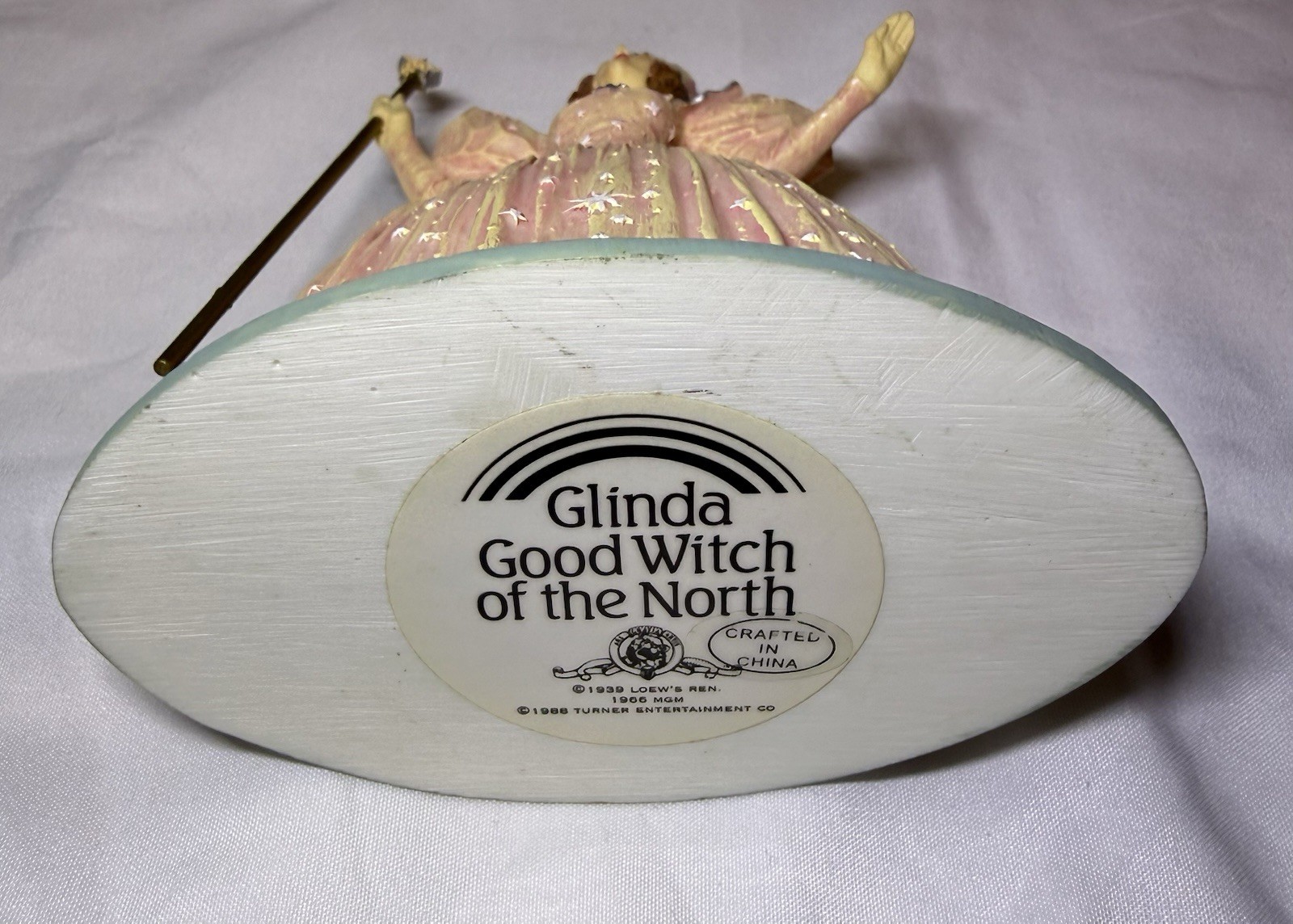 Craftel Glinda Good Witch of the North Wizard of Oz Painted Resin Figurine 1990s