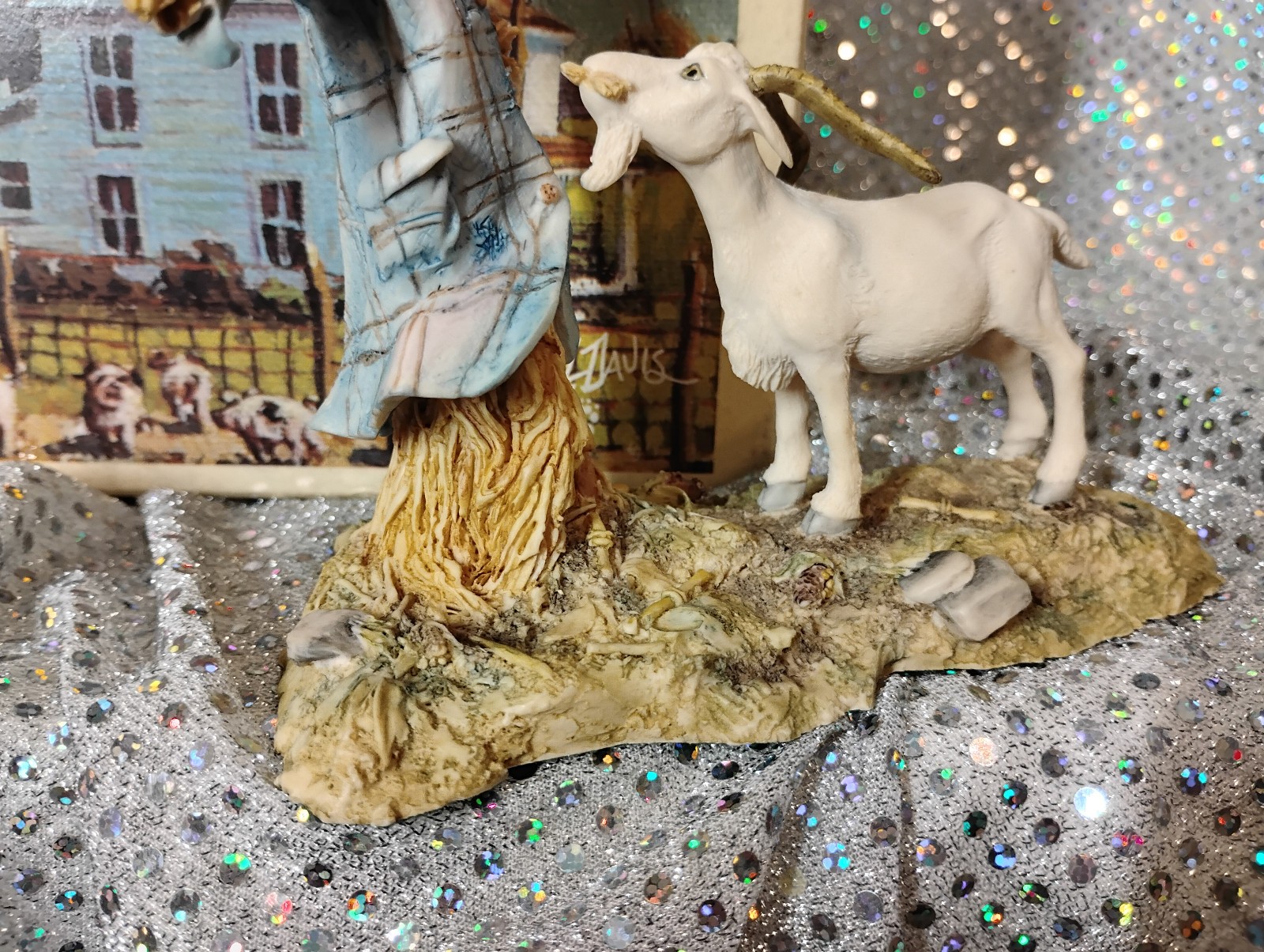 Lowell Davis “The Last Straw” Hand Painted Sculpted Figurine 1989 With Box
