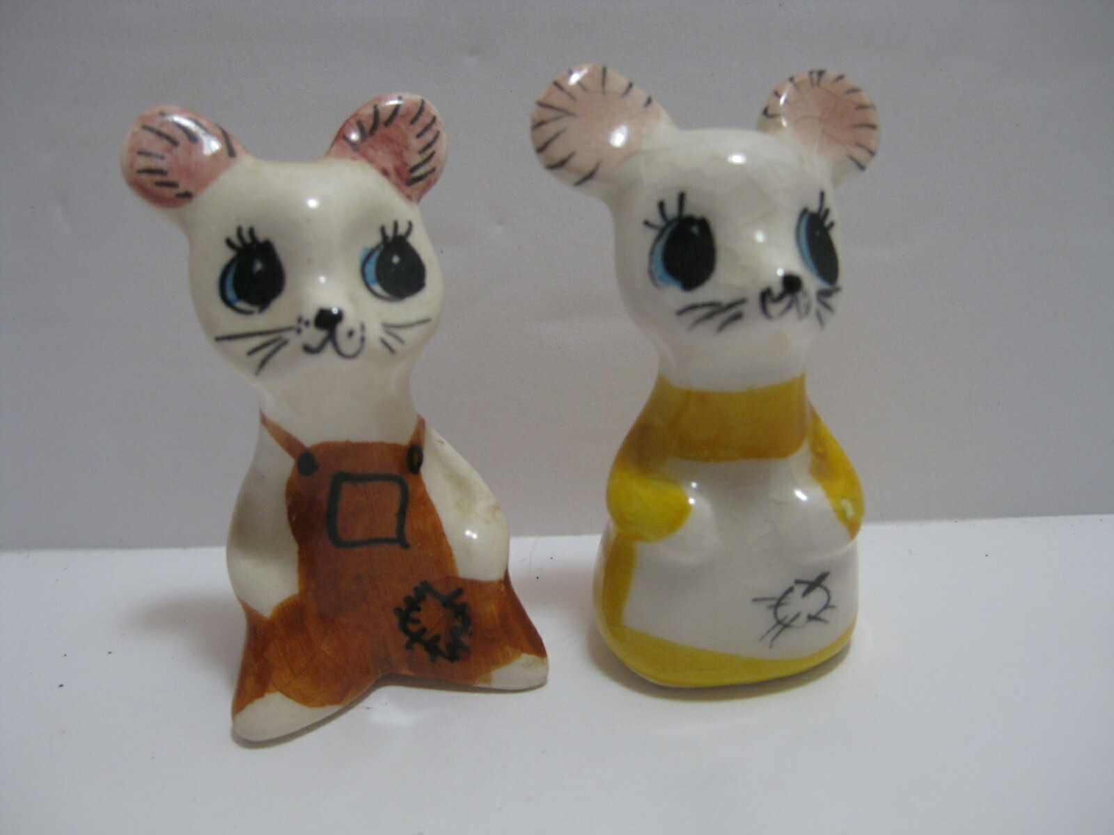 Vintage Pair Philip Laureston England Mice Miniature Figurines