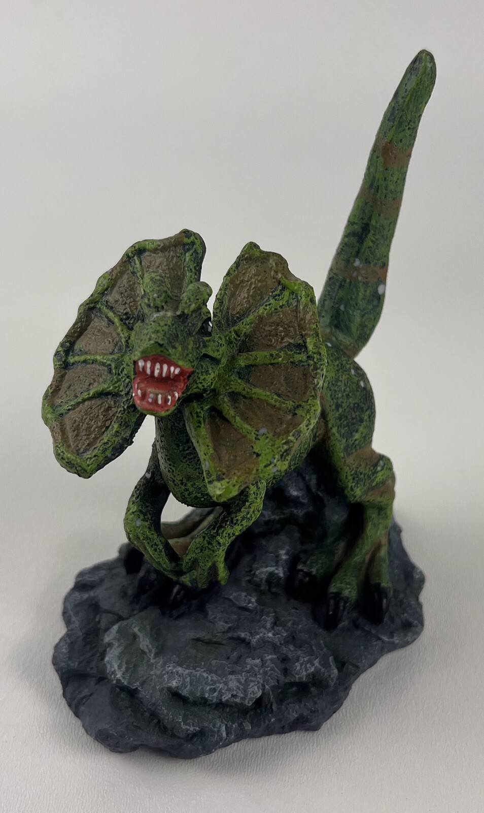 Dilophosaurus Dinosaur Figurine Model Realistic Figure