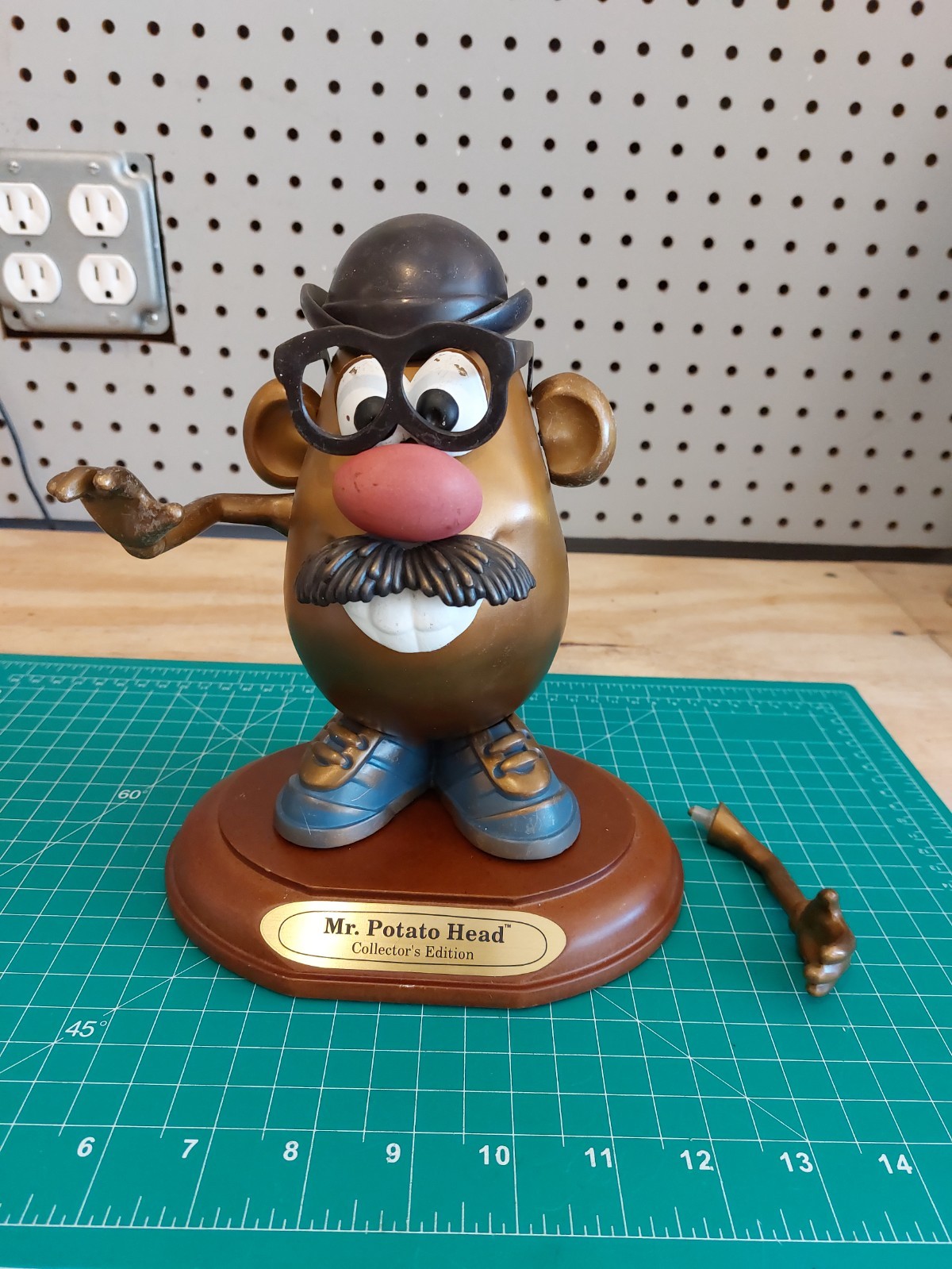 Franklin Mint 2002 50th Anniversary Bronze Mr Potato Head With Issues