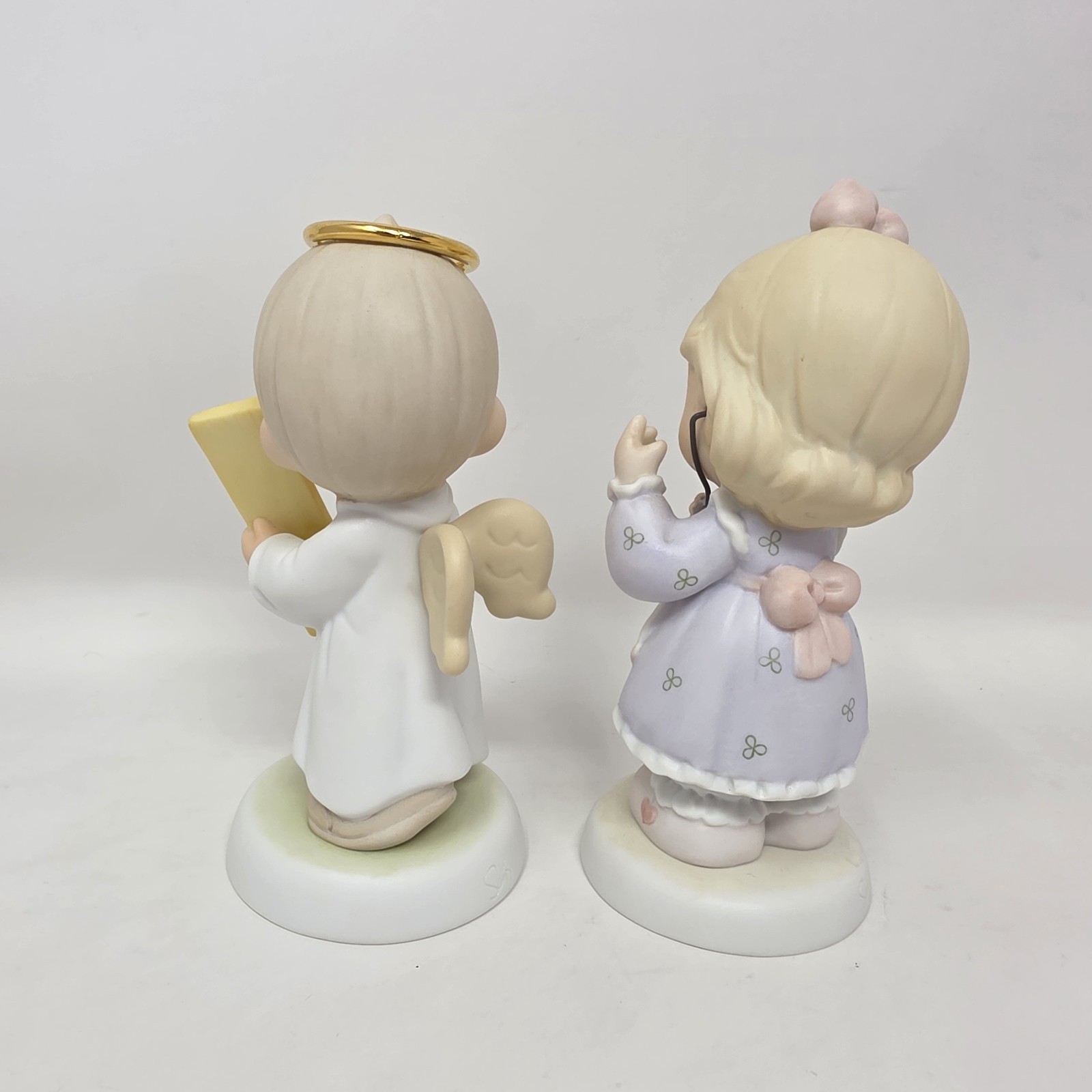 Precious Moments Lot of 4 Apple God Serenity Prayer Love Always Listen Heart EUC