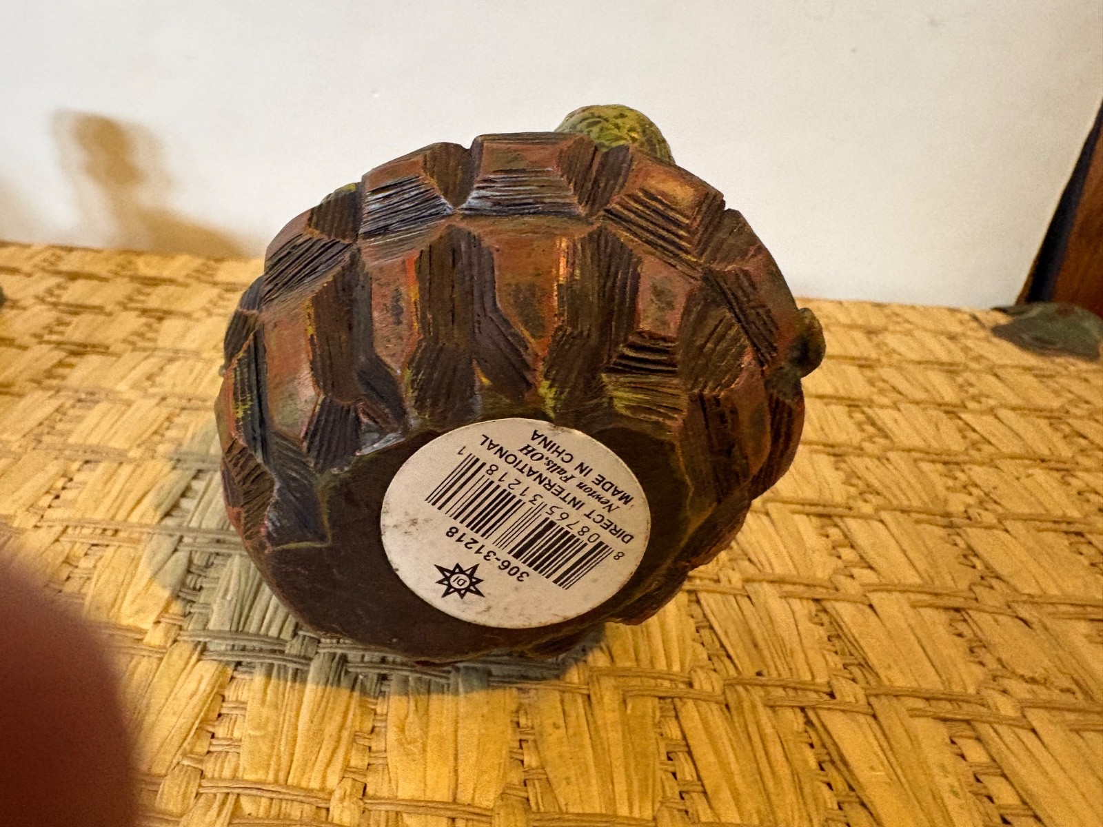 Lot of 4 ~ Turtle Figurines ~ Sizes 1″ to 8″ ~ Wood-Resin-Metal-Ceramic ~ Nice!