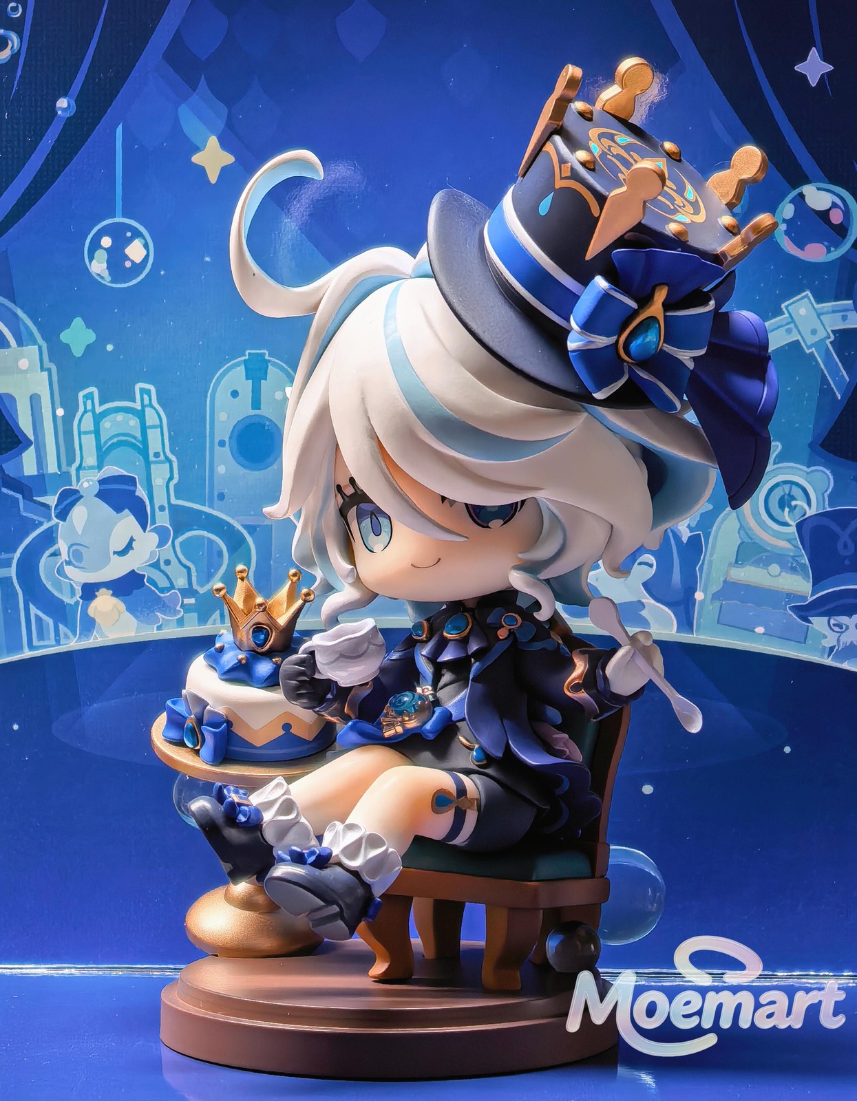Official miHoYo Genshin Impact Ode to a Sweet Afternoon Furina Chibi Figure Toy