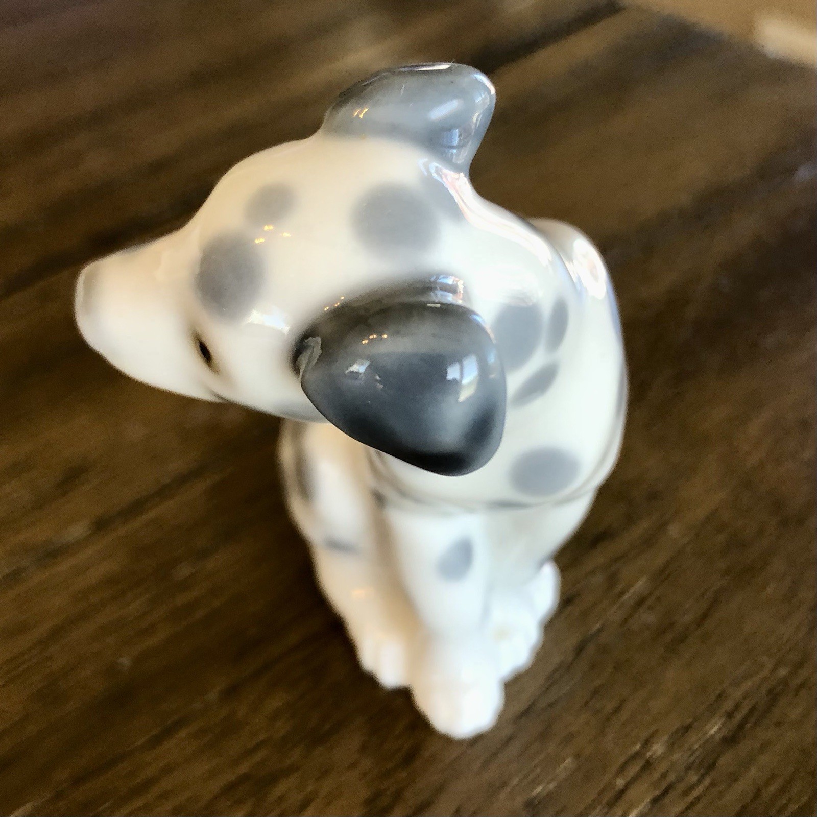 Lladró Porcelain Dog Figurine – Sitting Puppy – Vintage 1985–1995 – Hand Made in
