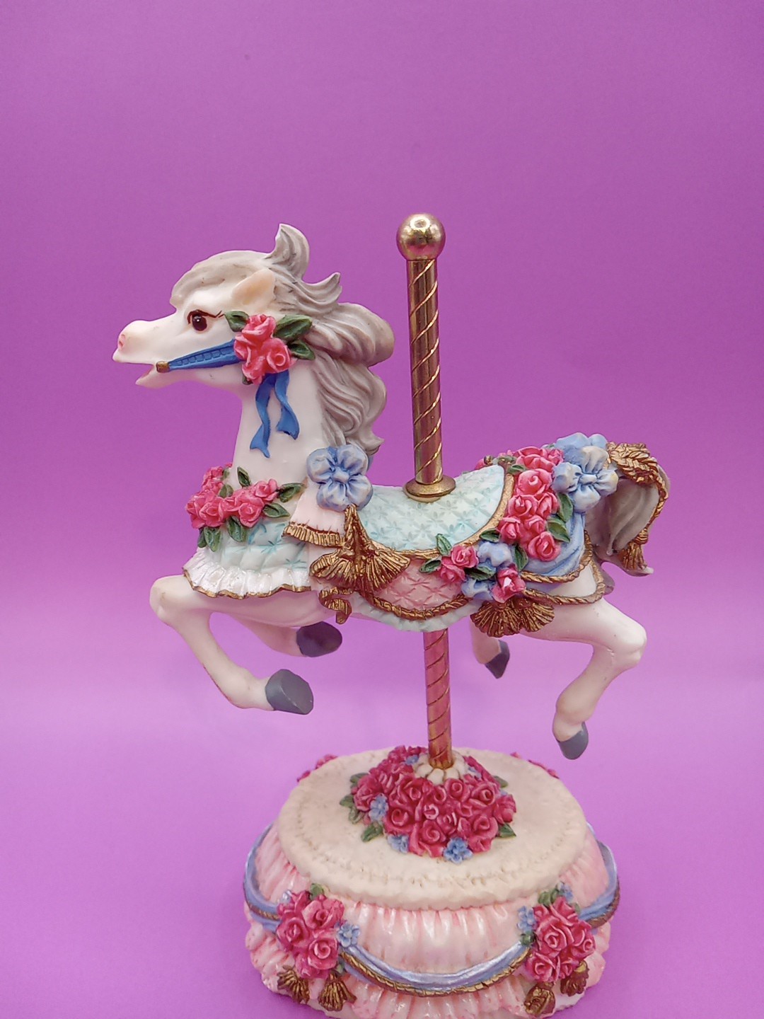 HERITAGE HOUSE Carousel Horse Figure “YESTERDAY” Melodies County Fair Collection