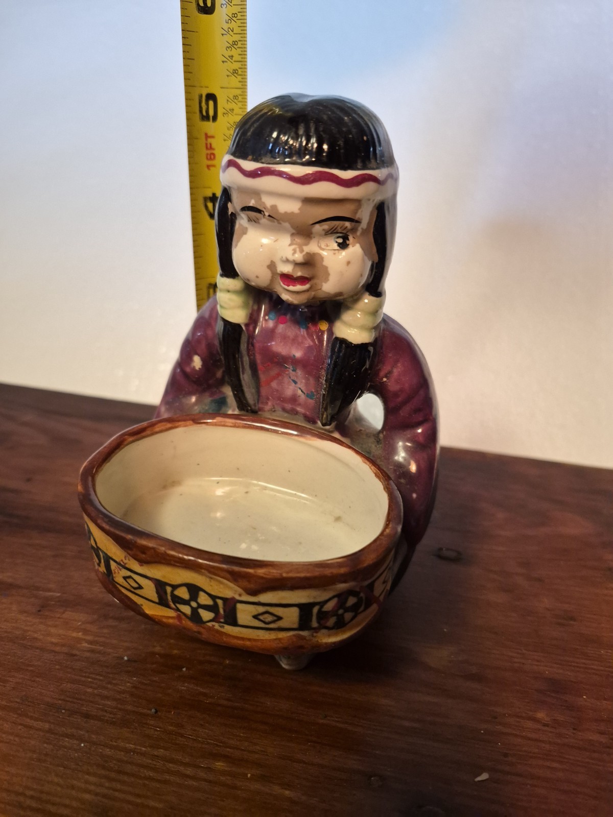 Vintage Mid Century Native Indian American Figurine
