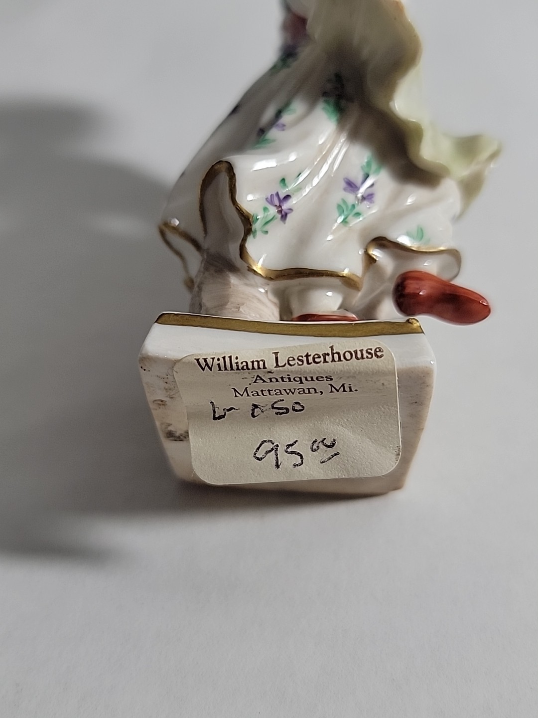 SITZENDORF Thuringa German Young Girl Dancing PORCELAIN FIGURINE 1918 Mark