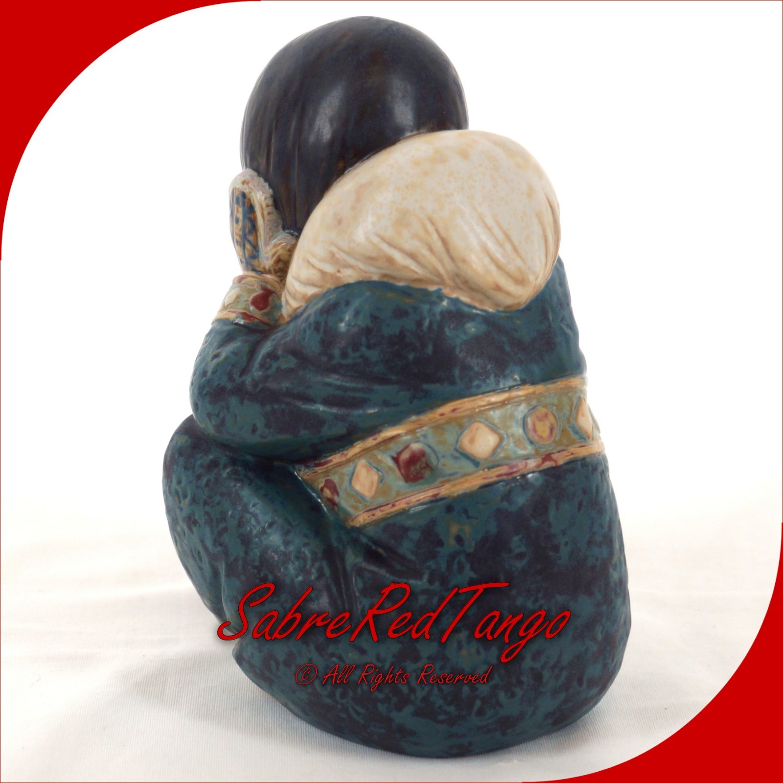 LLADRO PENSIVE ESKIMO GIRL FIGURINE FRANCISCO CATALÁ #12158 WITH BOX