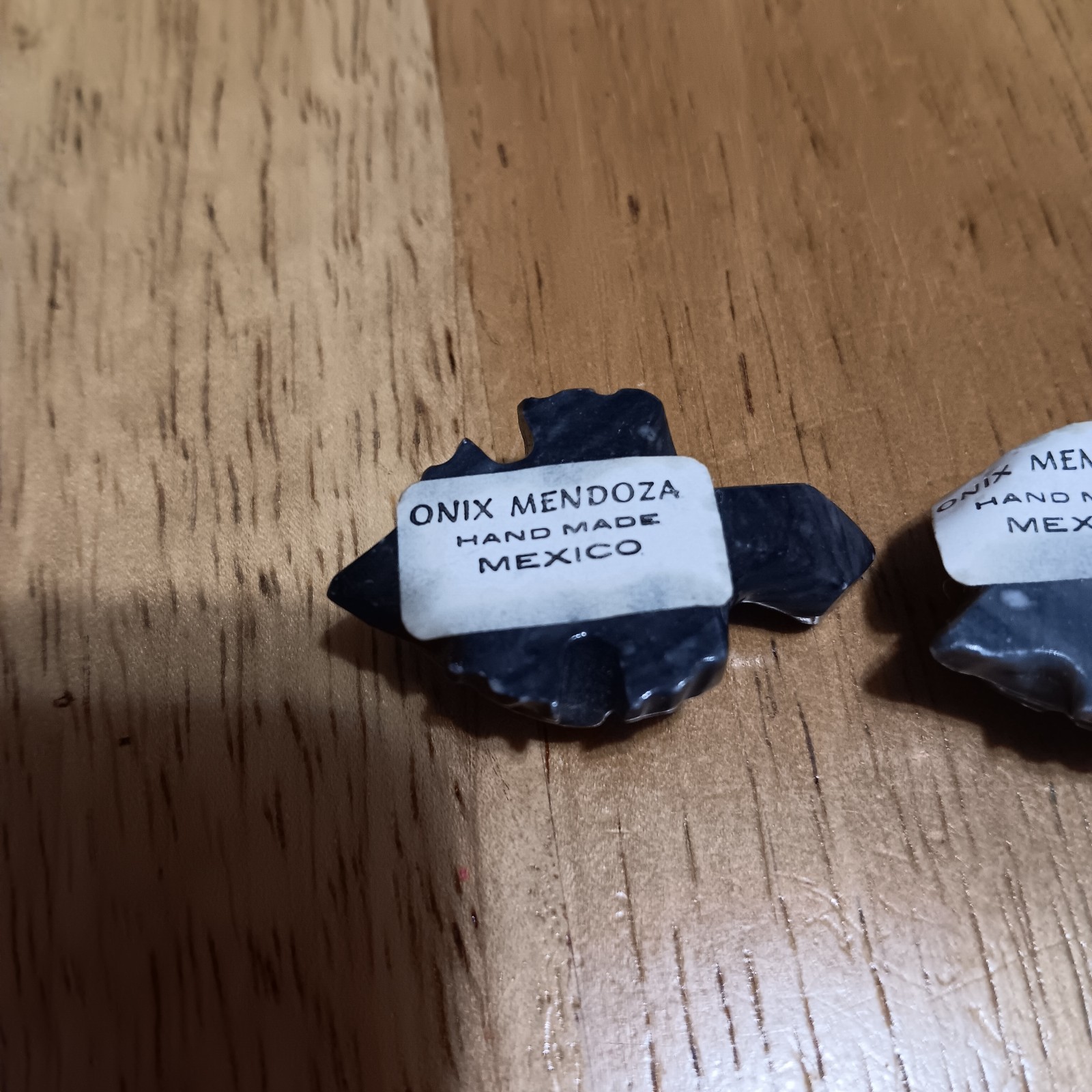 Vintage Onix Mendoza Mexico Hand Carved Stone Turtle Figurines – Set of 2