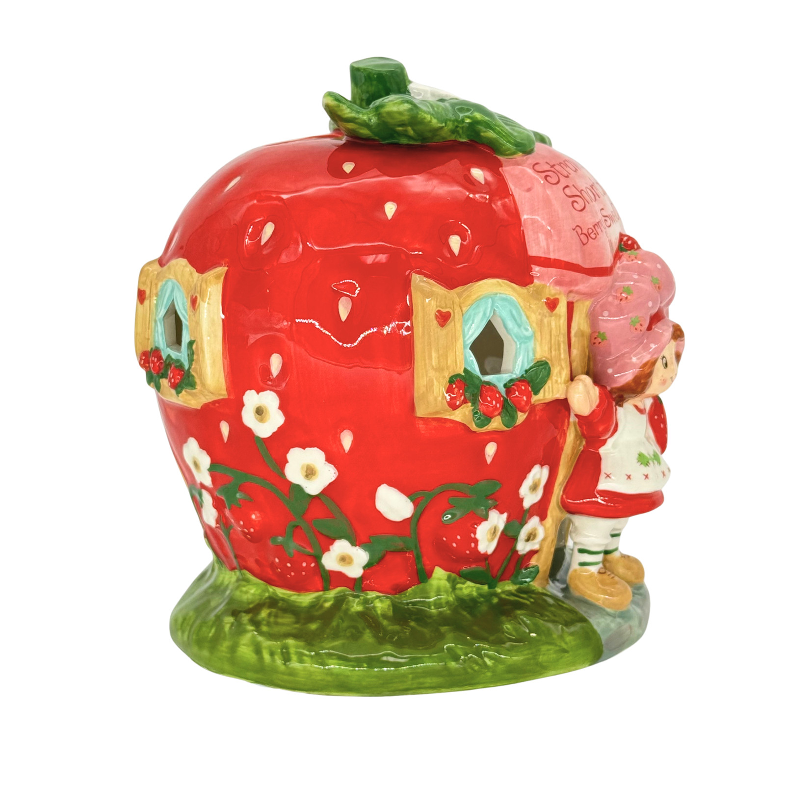 Blue Sky Clayworks Strawberry Shortcake Berry Sweet Cottage Candle House 25526