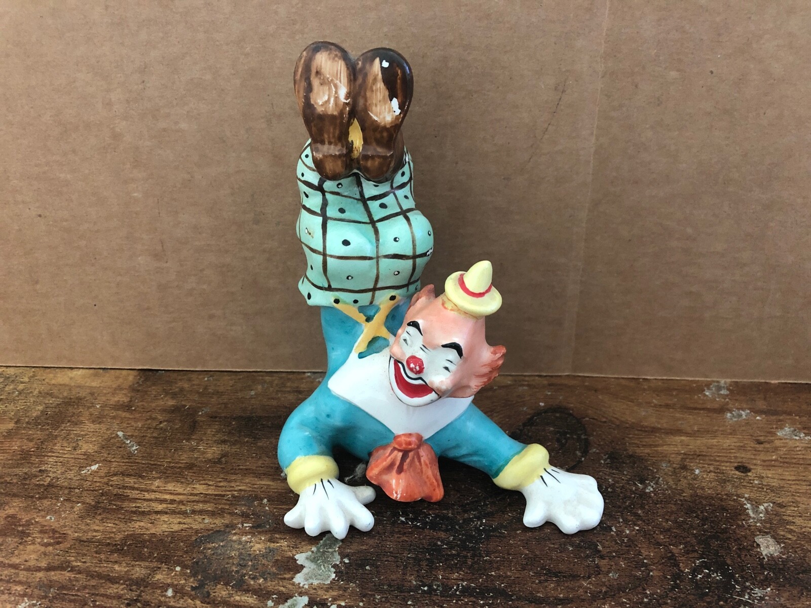 Vintage YONA ORIGINAL Clown Figurine 1956 falling
