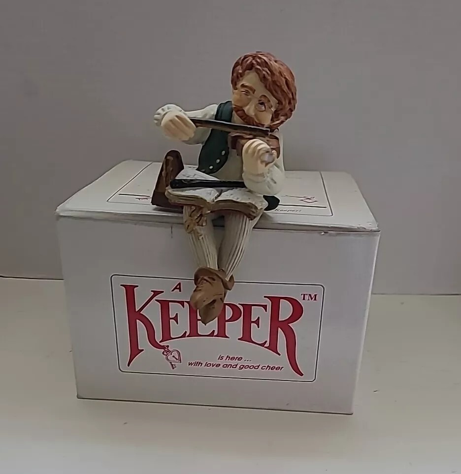 Shenandoah Designs 1999 KEEPER OF MusicChristmas Shelf Sitter Figurine 6″