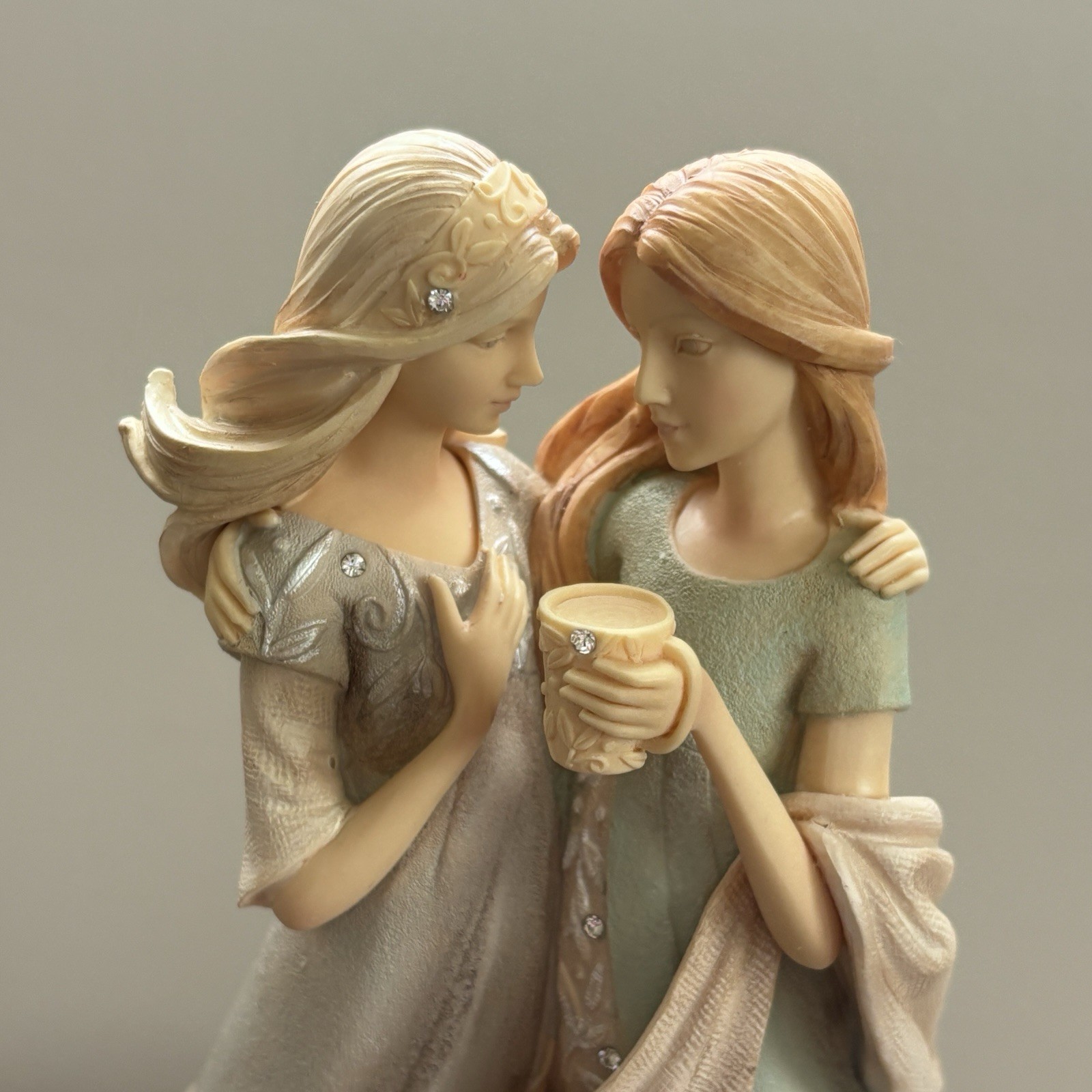 Enesco Foundations Like A Sister Karen Hahn Figurine 4036732 Friendship 2013