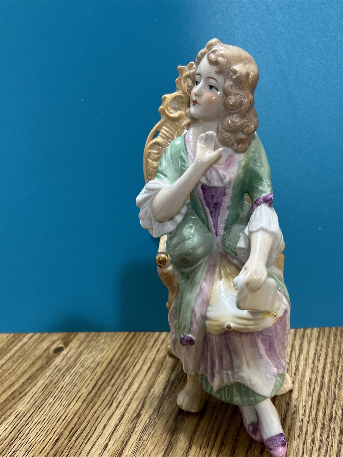 Antique Rare Victorian Grafenthal 1885 Porcelain Woman 11980