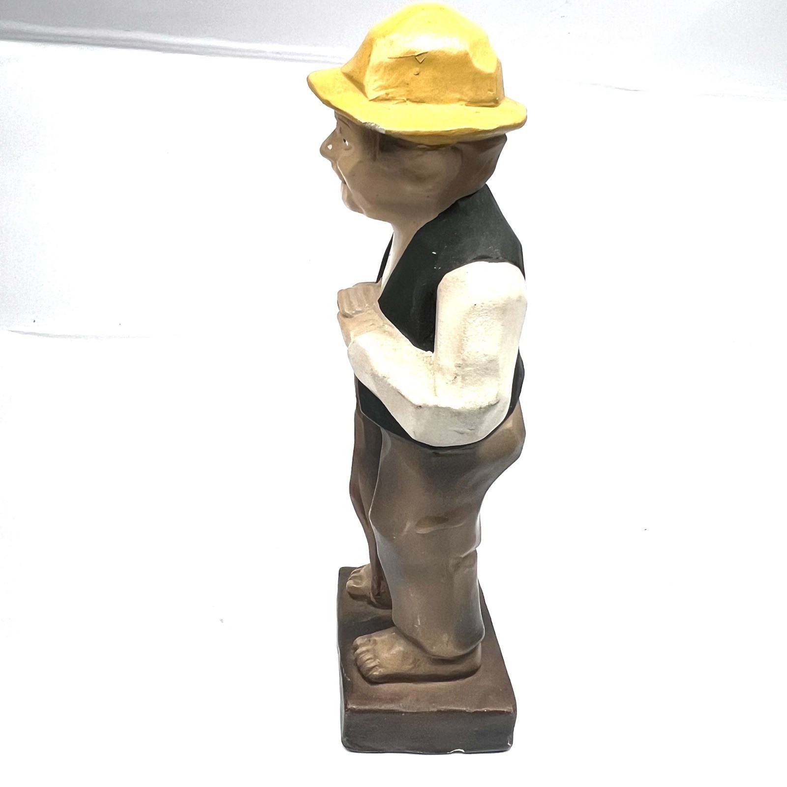 Vintage Decorama Old Pap Needs A Smoke! Chalware Figurine 6” Tall