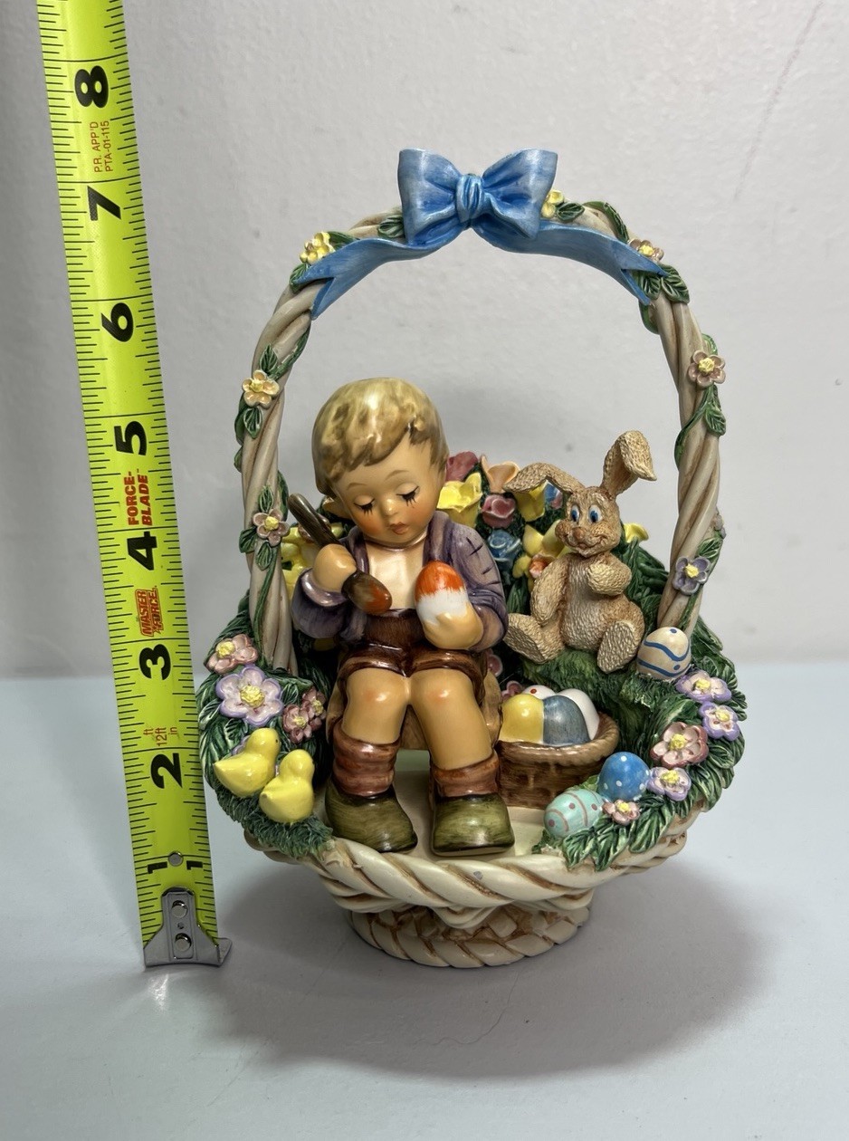 Goebel Hummel Easter’s Coming & Joys Of Spring Limited Edition Figurines 1026-D