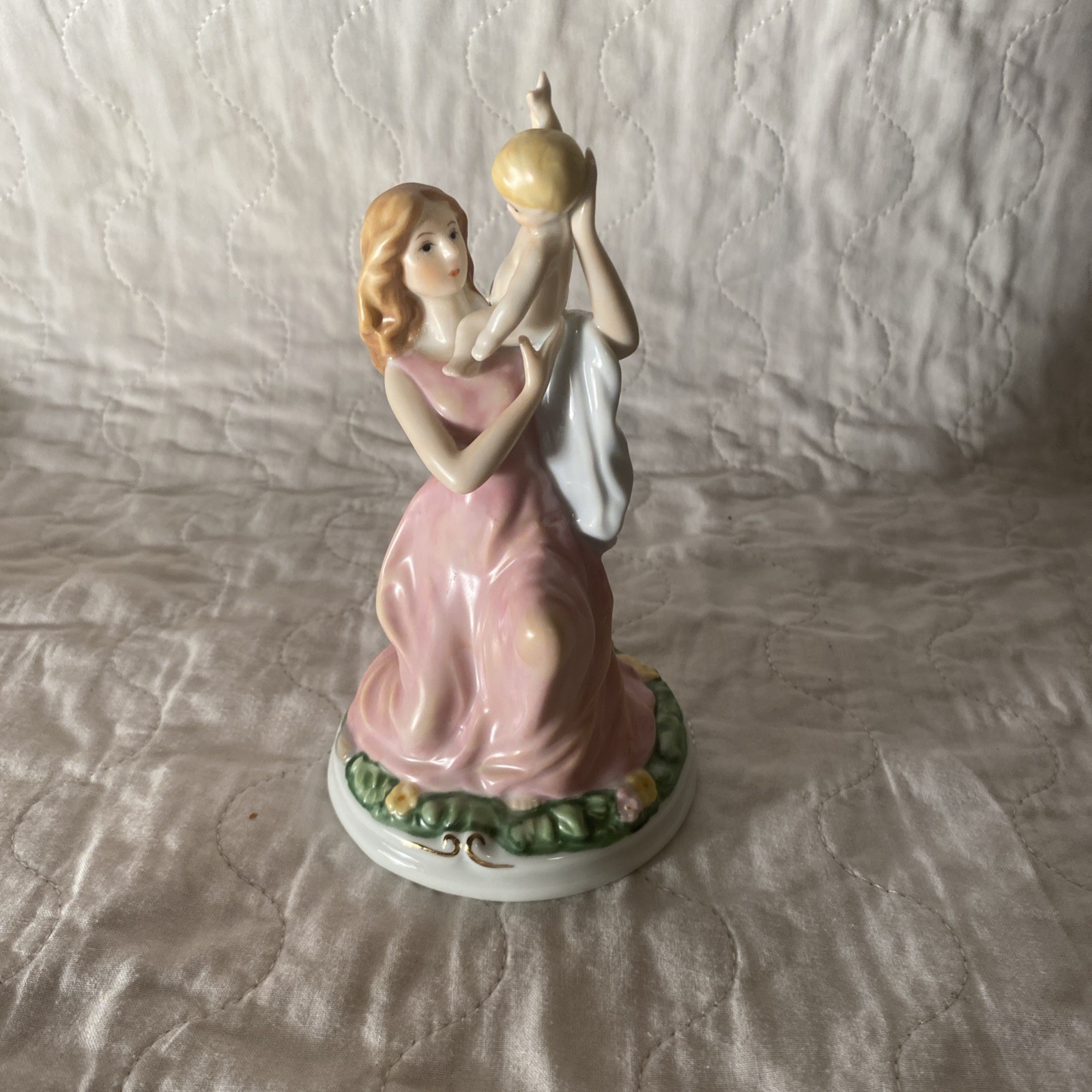 Vintage Mother And Baby Figurine New Mom, Wife Gift Item#803