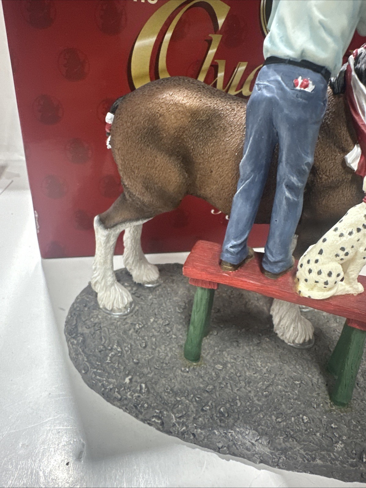 The Clydesdale Collection Anheuser-Busch, Inc. “Braiding For Parade” Figurine