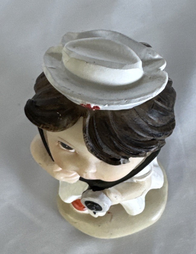4.5” Vintage Tender Times Nurse Figurine – Adorable Collectible with Stethoscope