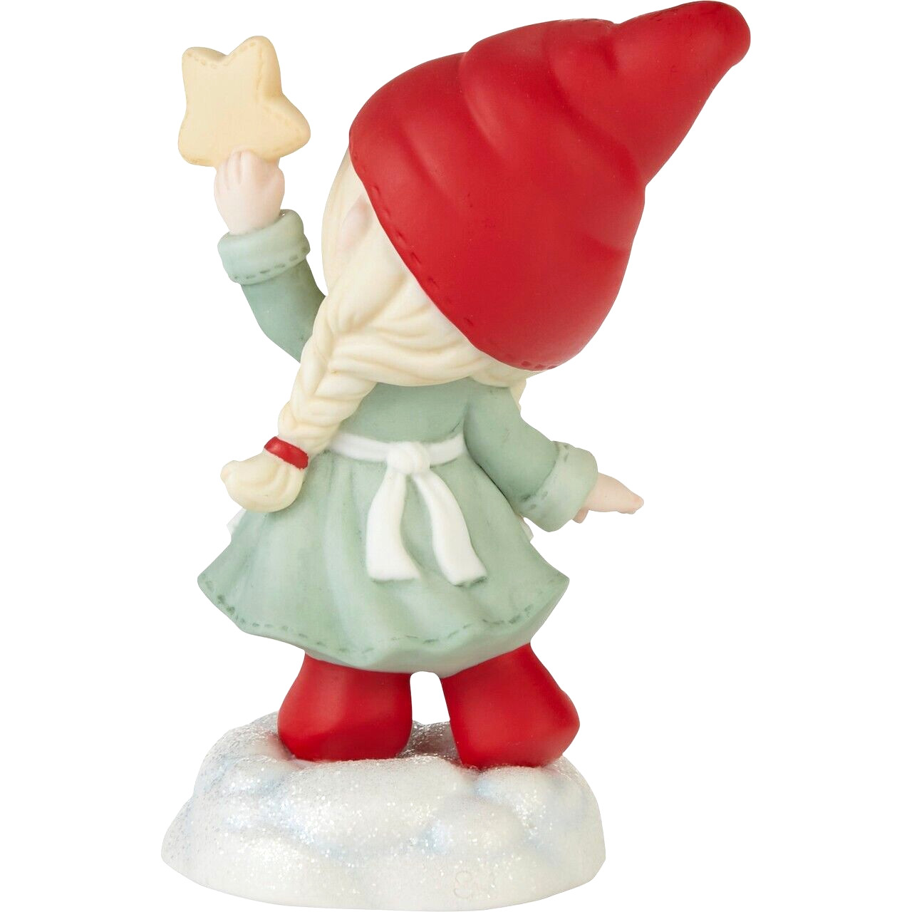 ❦ New PRECIOUS MOMENTS Porcelain Figurine CHRISTMAS GNOME Star Cookie Girl Sweet