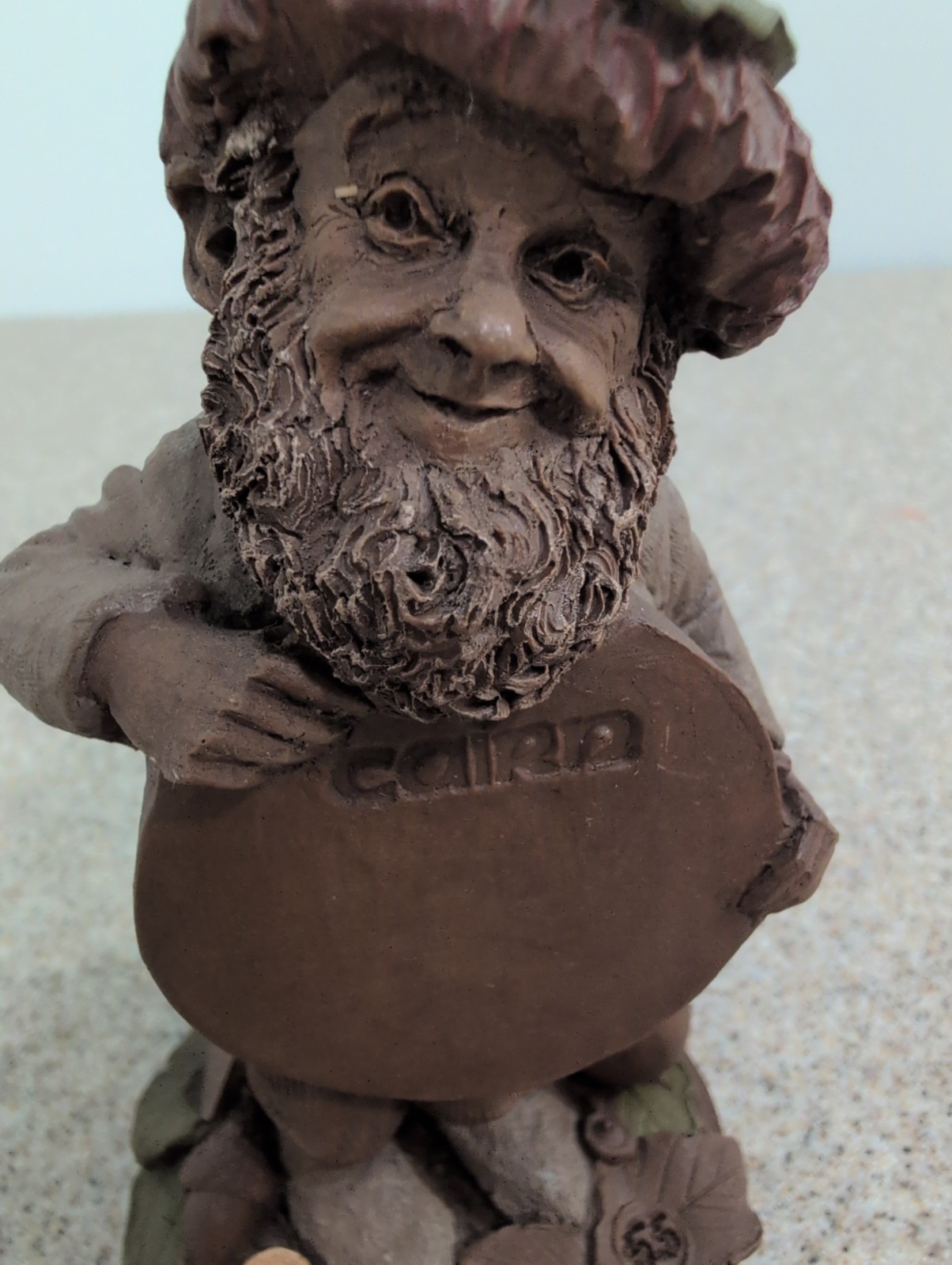 Tom Clark Button Gnome Man Figurine Sculpture 1985, Vintage Cairn