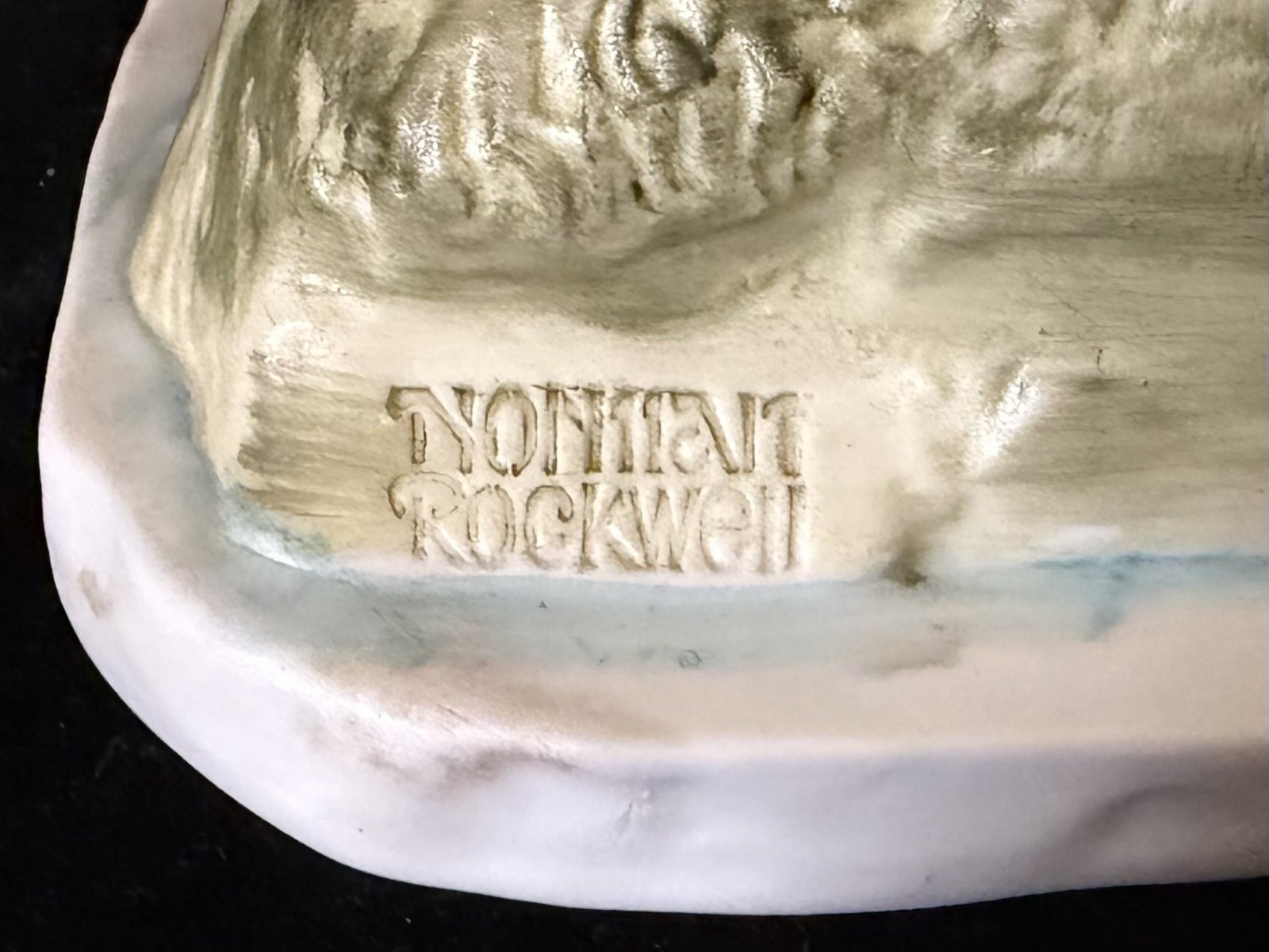 1974 Norman Rockwell Summer “Old Mill Pond” Porcelain Figurine #405