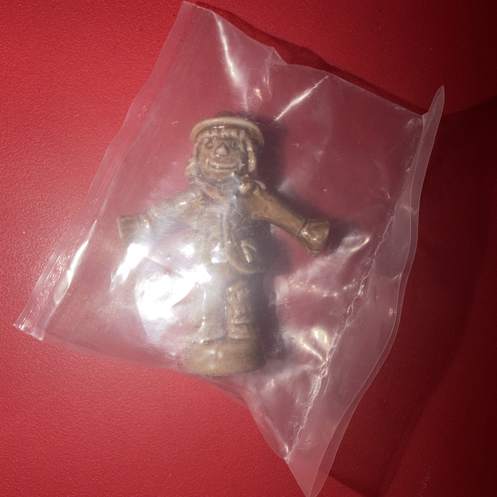 Wade Whimsies England Red Rose Tea Scarecrow