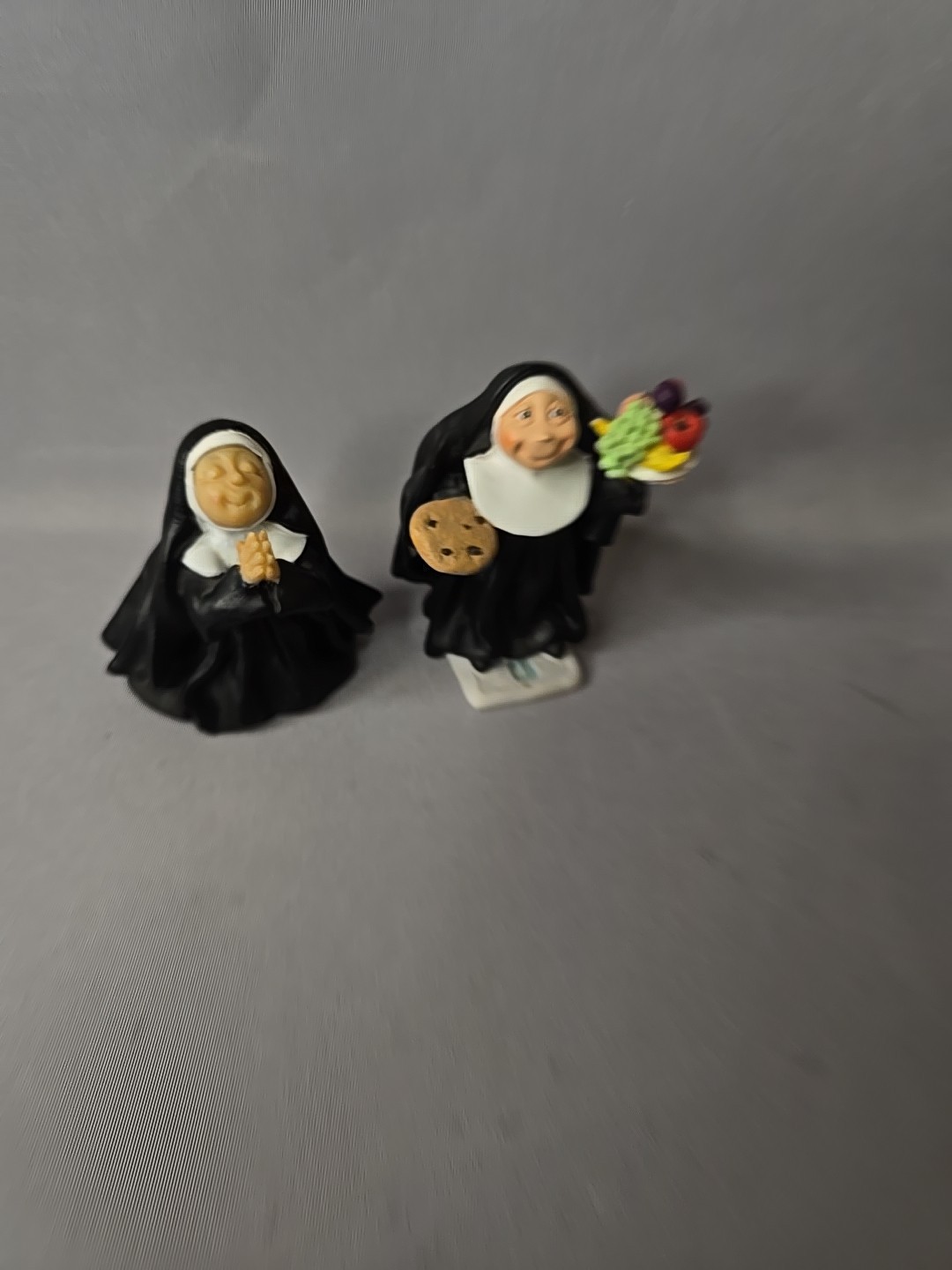 2 Sister Folk Figurines Maureen Carlson Sweet Temptations, Prayer For You Today